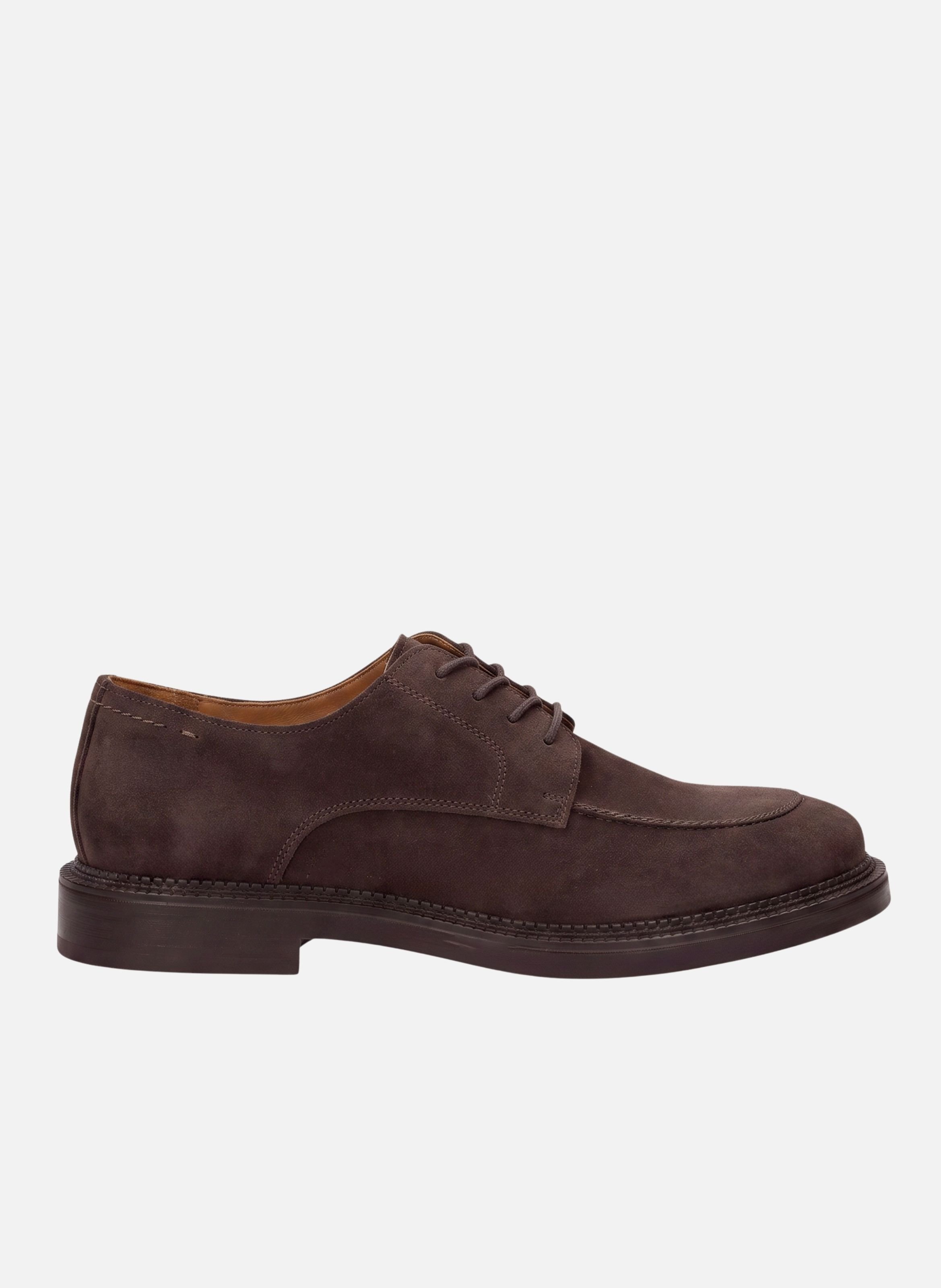Derby gomme pablo cuir daim JULES & JENN Marron
