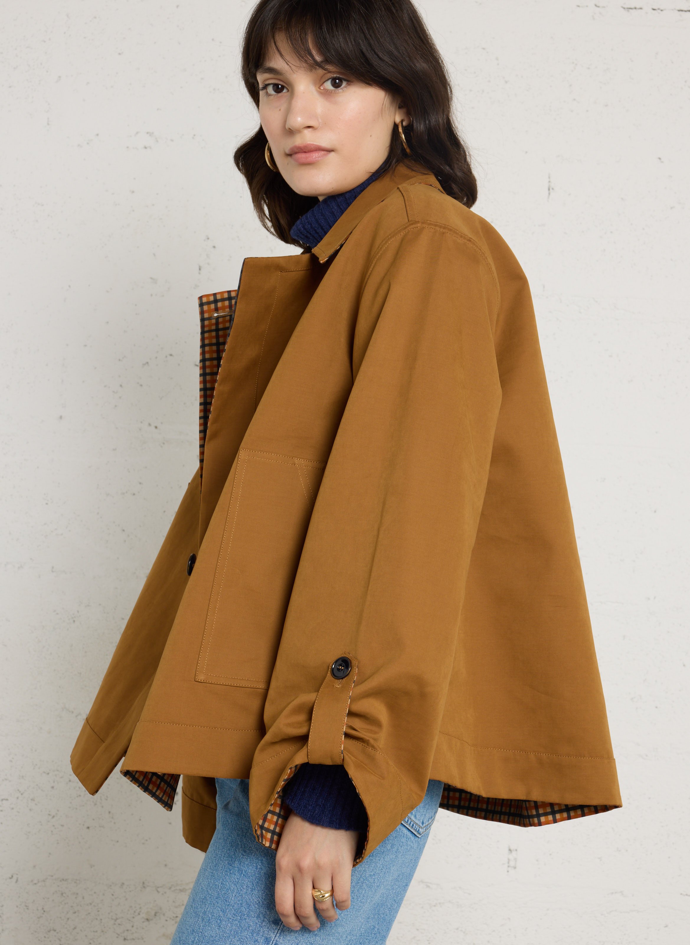 Kurzer Wendetrenchcoat SACRECOEUR Mehrfarbig