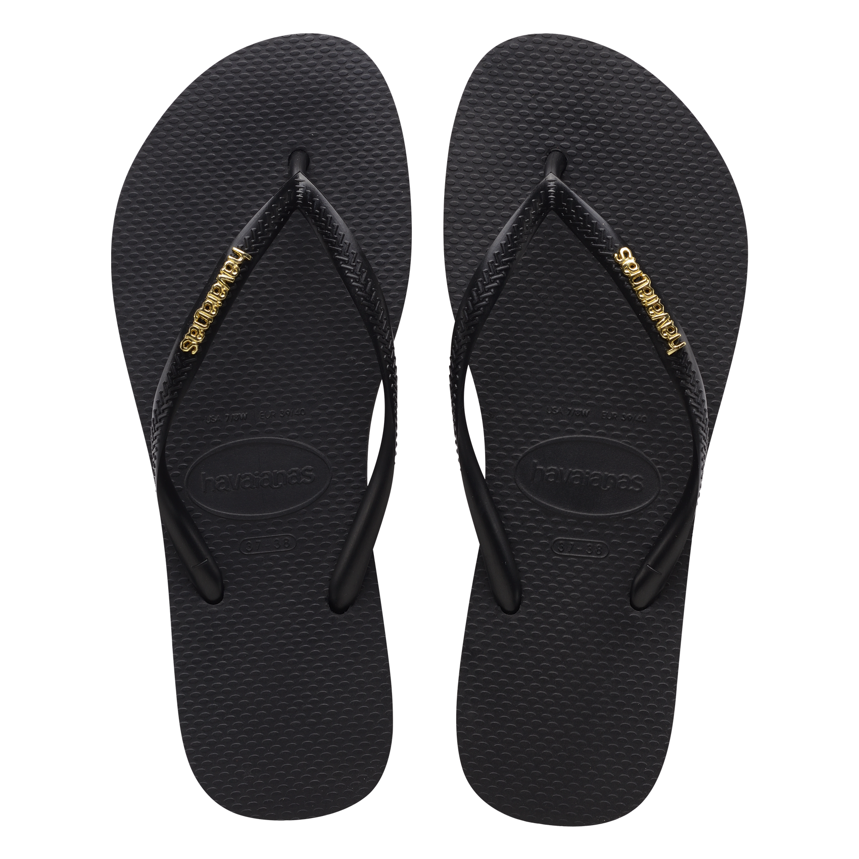 Havaianas Slim logo metallique HAVAIANAS