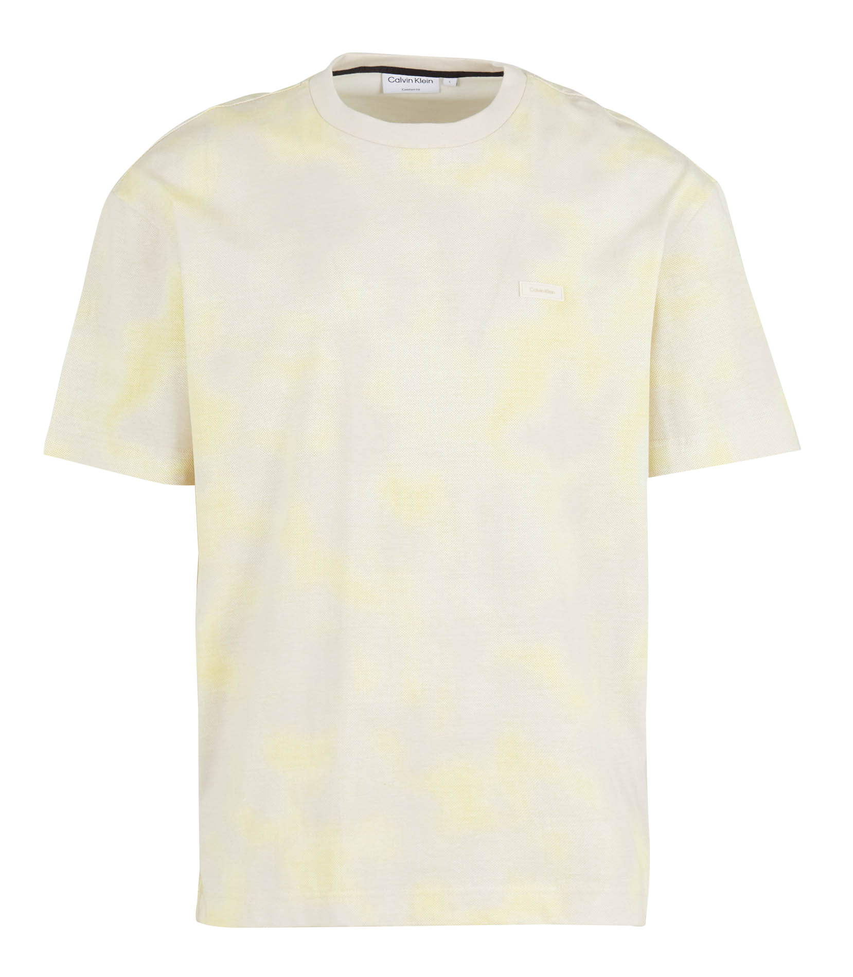 Bedrucktes T-Shirt aus Bio-Baumwolle CALVIN KLEIN Gelb