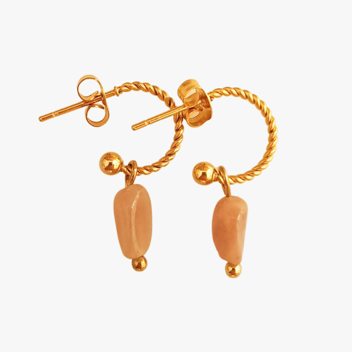 Sunstone earrings GINANDGER Blue