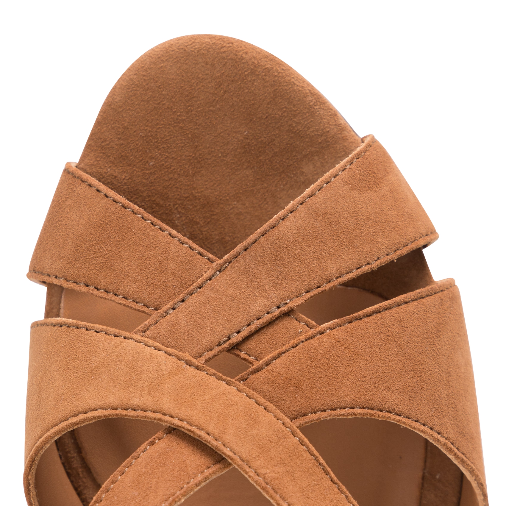 Sandales à talon en cuir MAISON TOUFET Marron