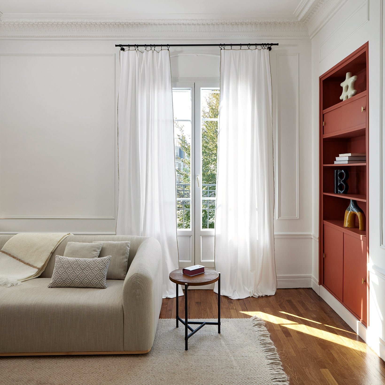 Panel curtain MADURA White