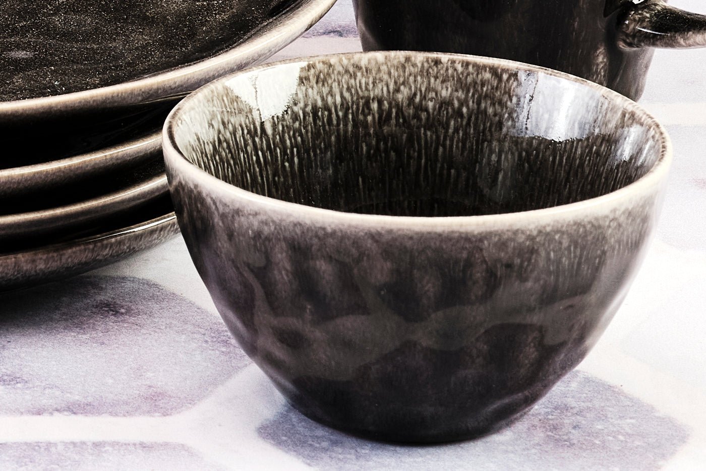 MOON - 6-piece bowl set BJORN Black