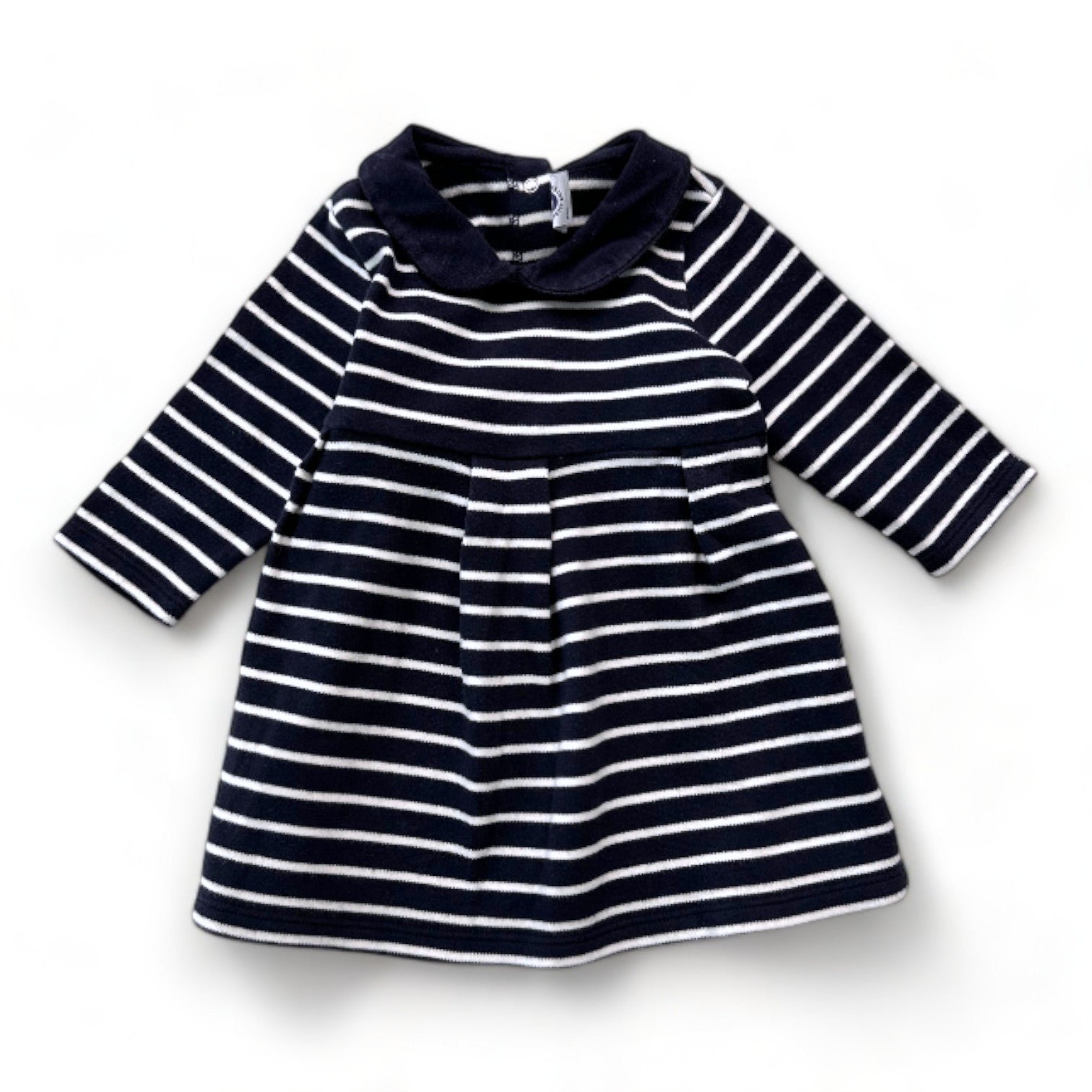 Blue baby dress - 12 months PETIT BATEAU - Seconde Main Blue