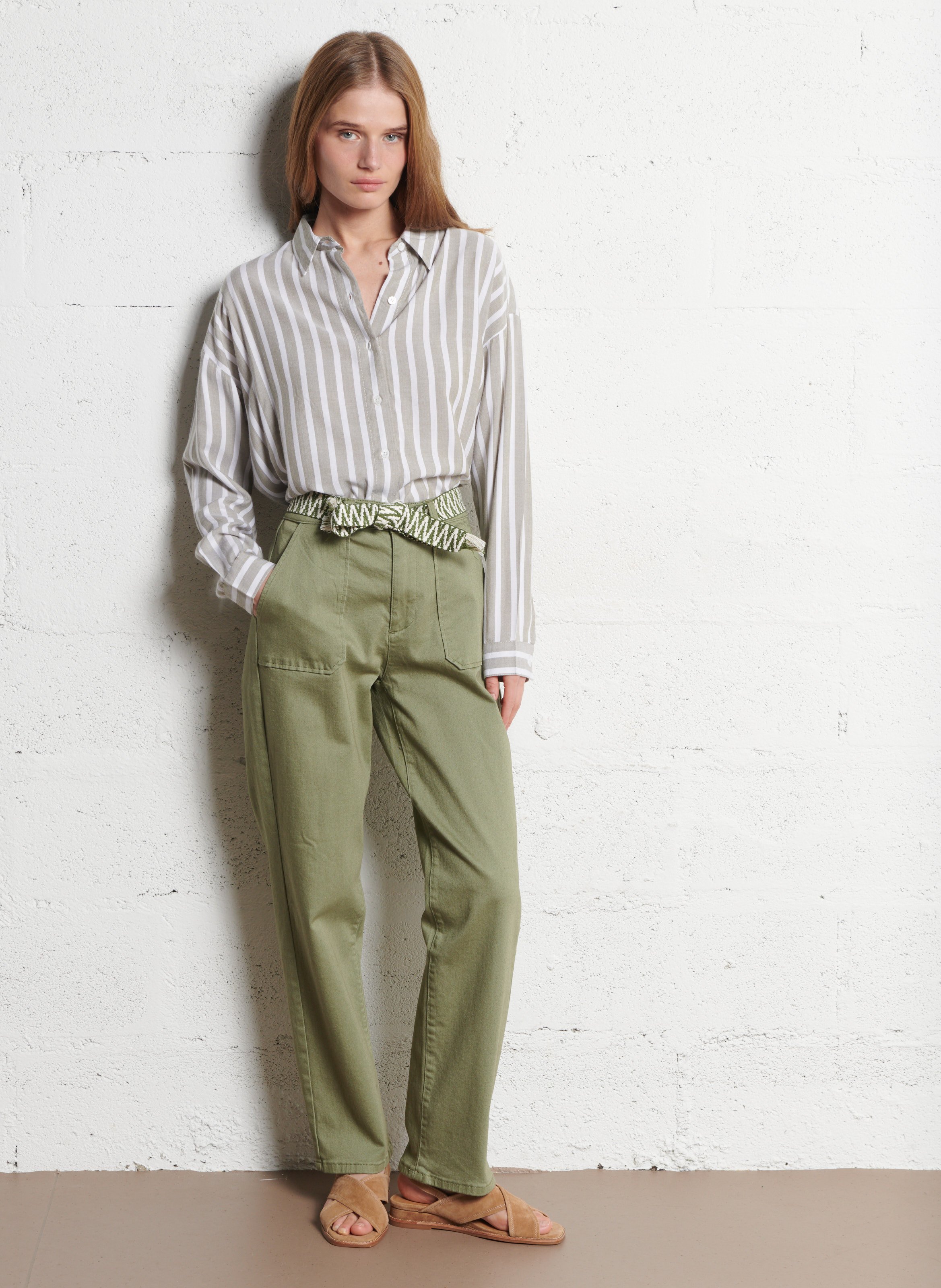 Chemise col classique droite rayée LA PETITE ETOILE Multicolore