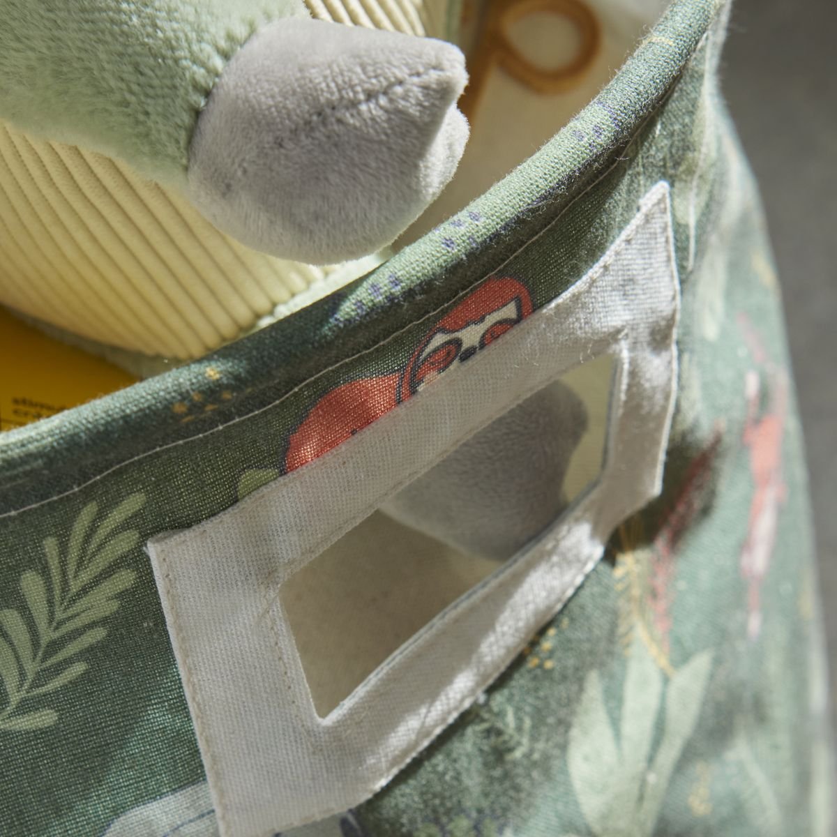 Round storage basket FACTORY Green