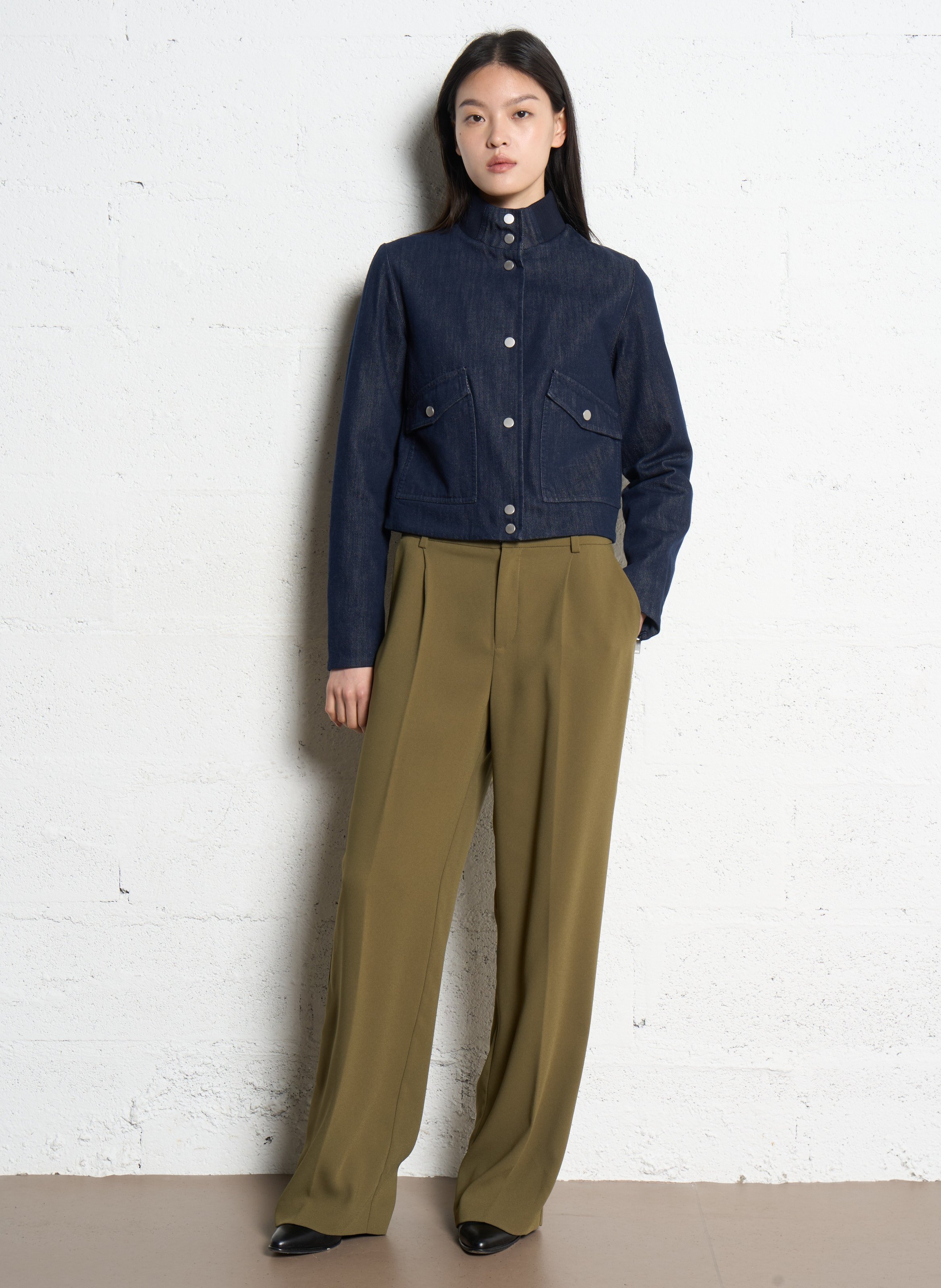 Gerader Blouson aus  IKKS Blau