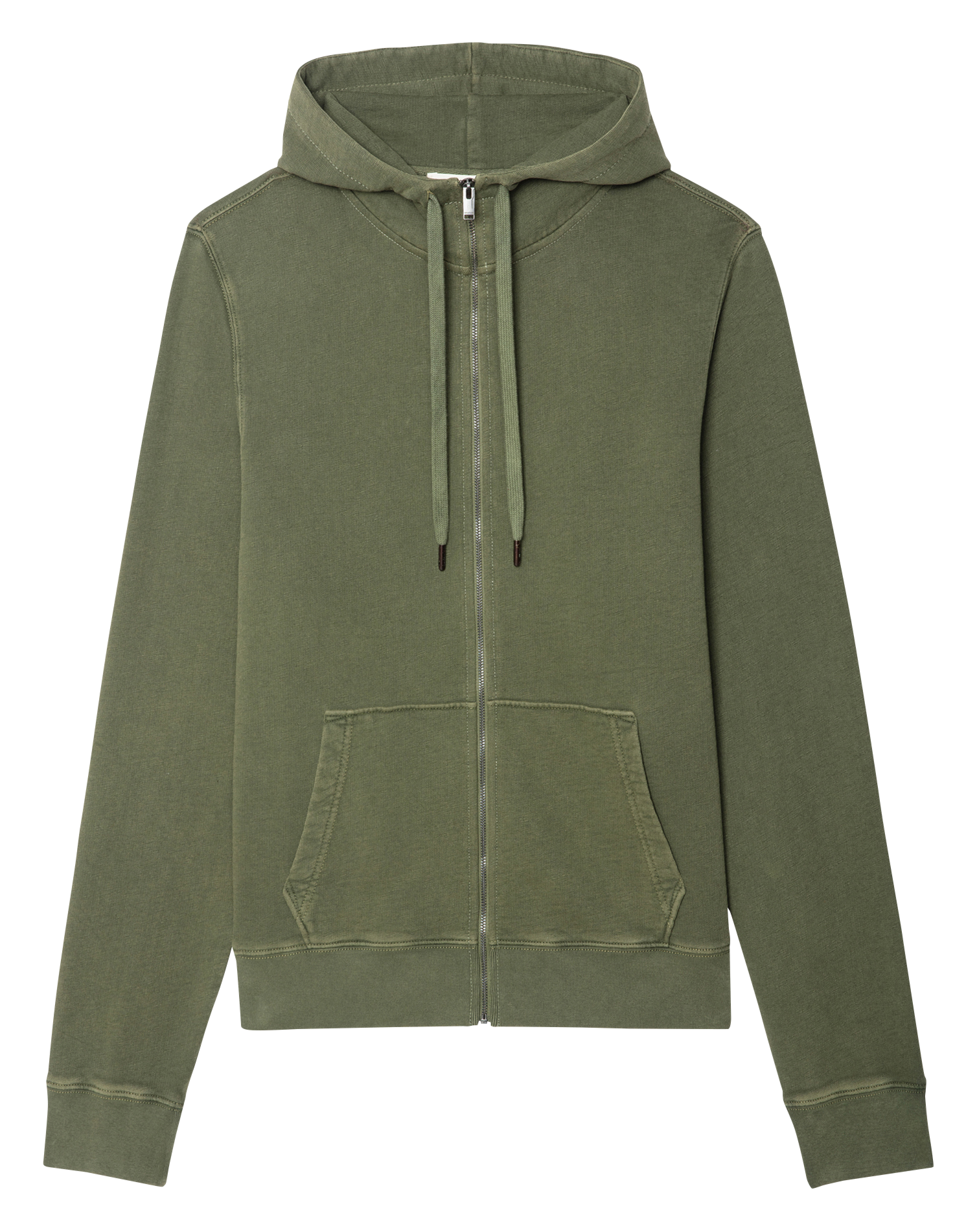 Sweat zippé à capuche ZADIG&amp;VOLTAIRE Vert
