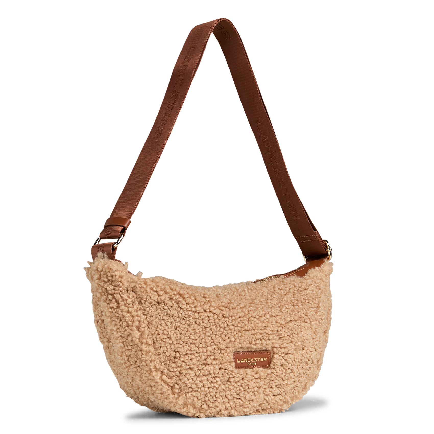 Leren crossbodytas  LANCASTER PARIS Bruin