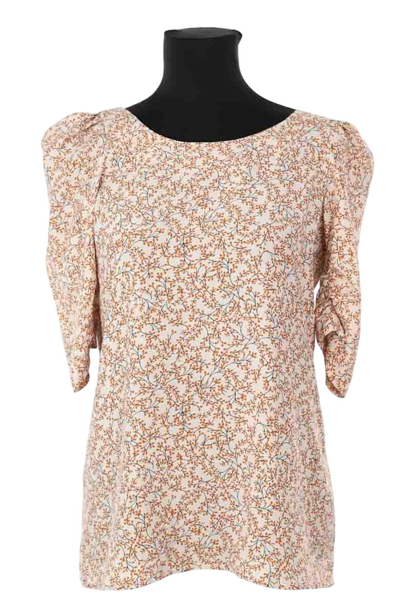 Silk blouse TARA JARMON - Seconde Main Orange