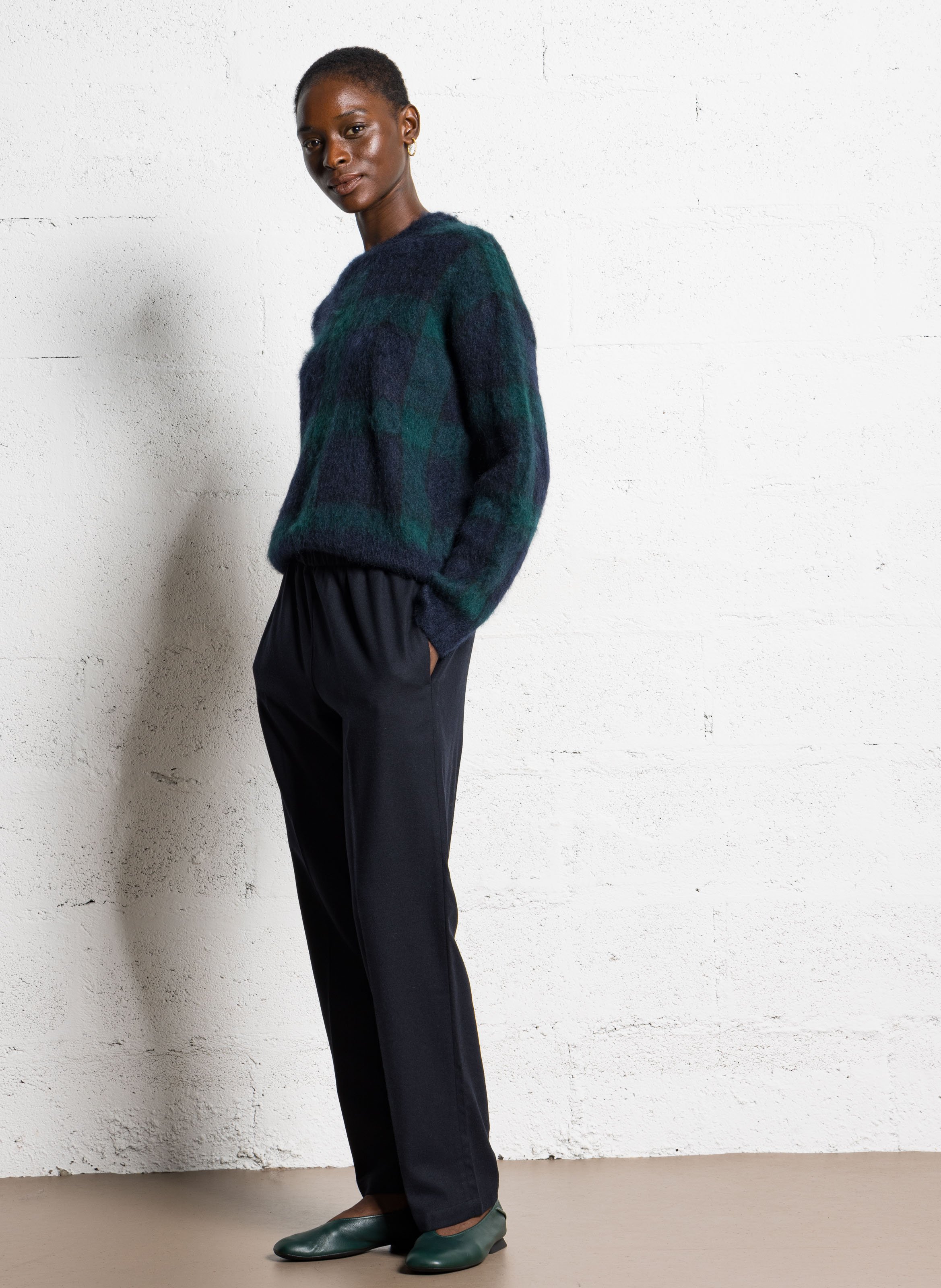 Ballerines en cuir CAMPER Vert