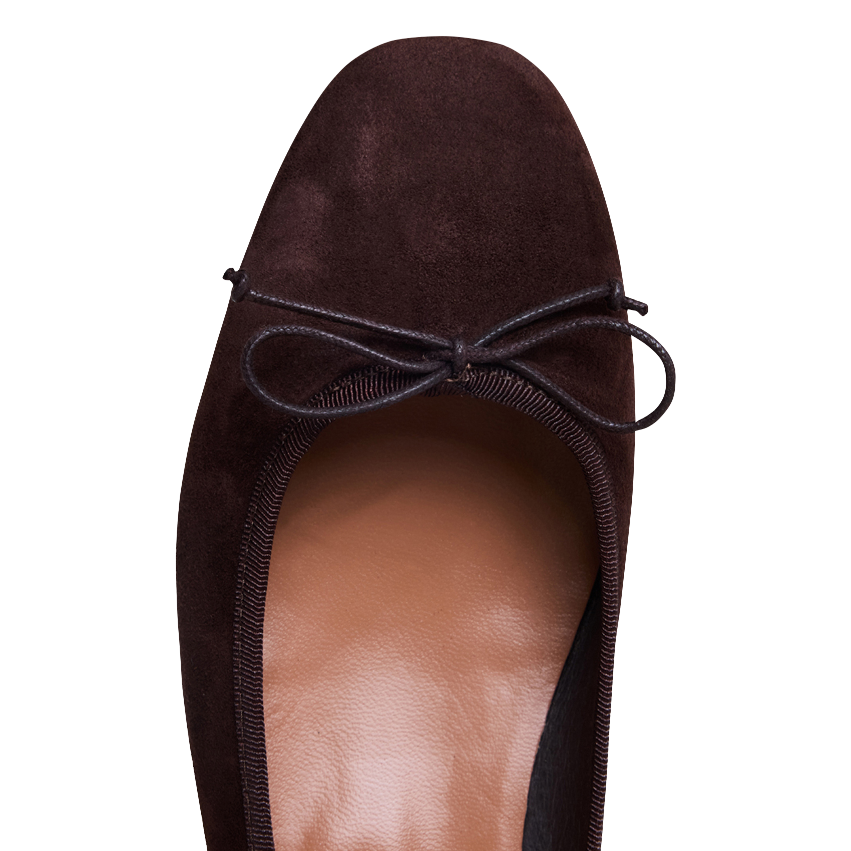 Suede ballet pumps JONAK Brown