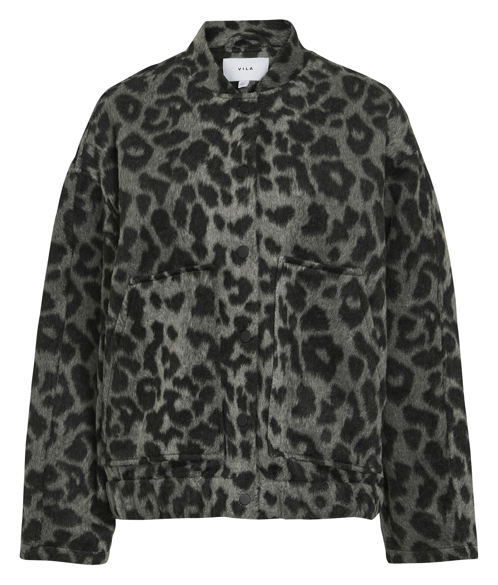 Manteau col teddy  VILA Gris