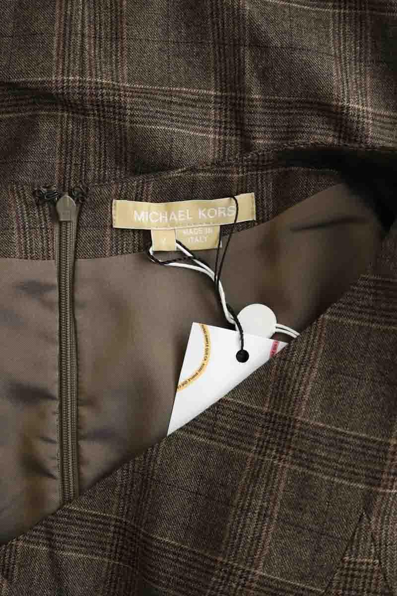 V-neck dress MICHAEL KORS - Seconde main Brown