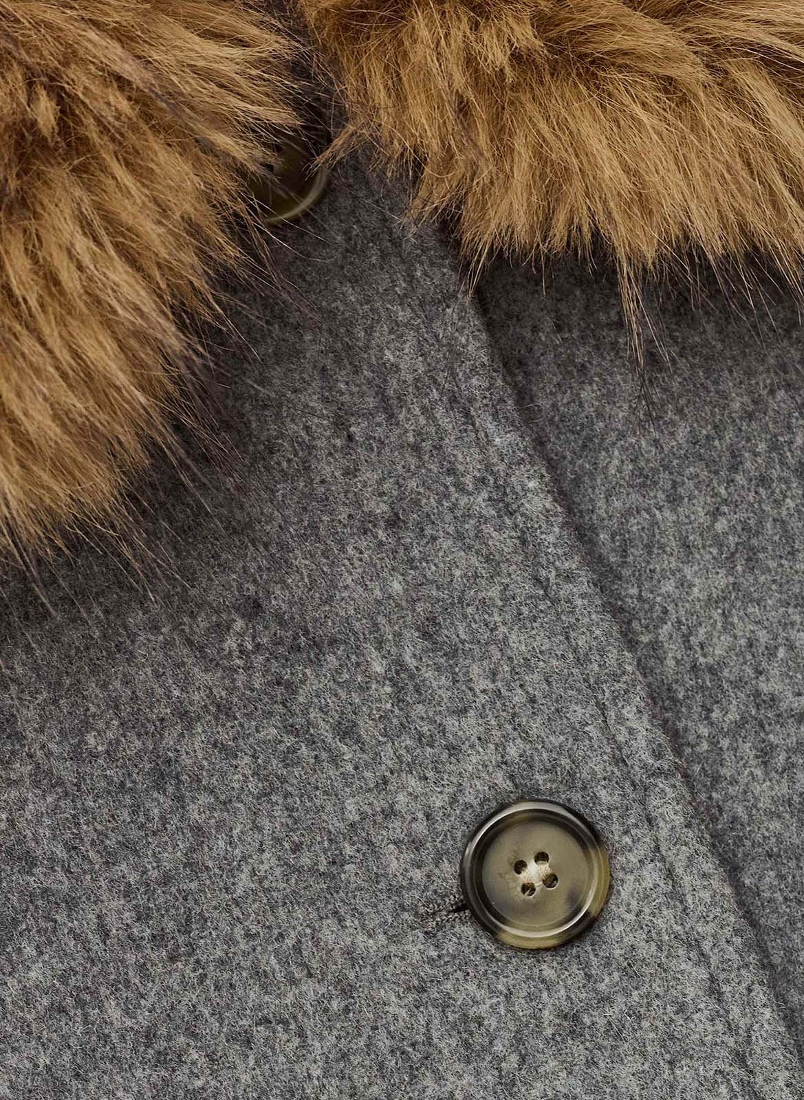 Alpaca wool coat  BA&SH Black
