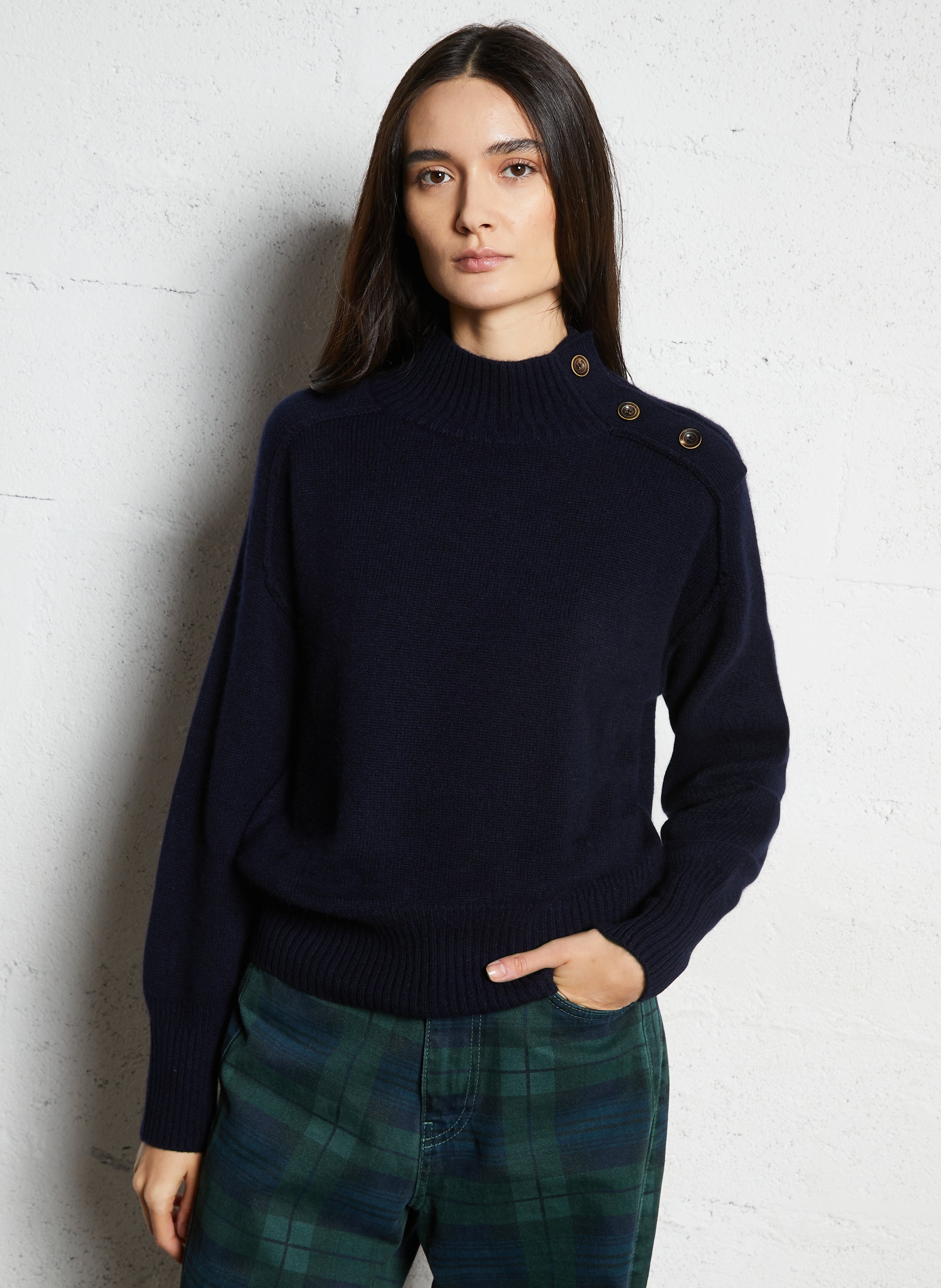 Cashmere high-neck sweater MAISON 123