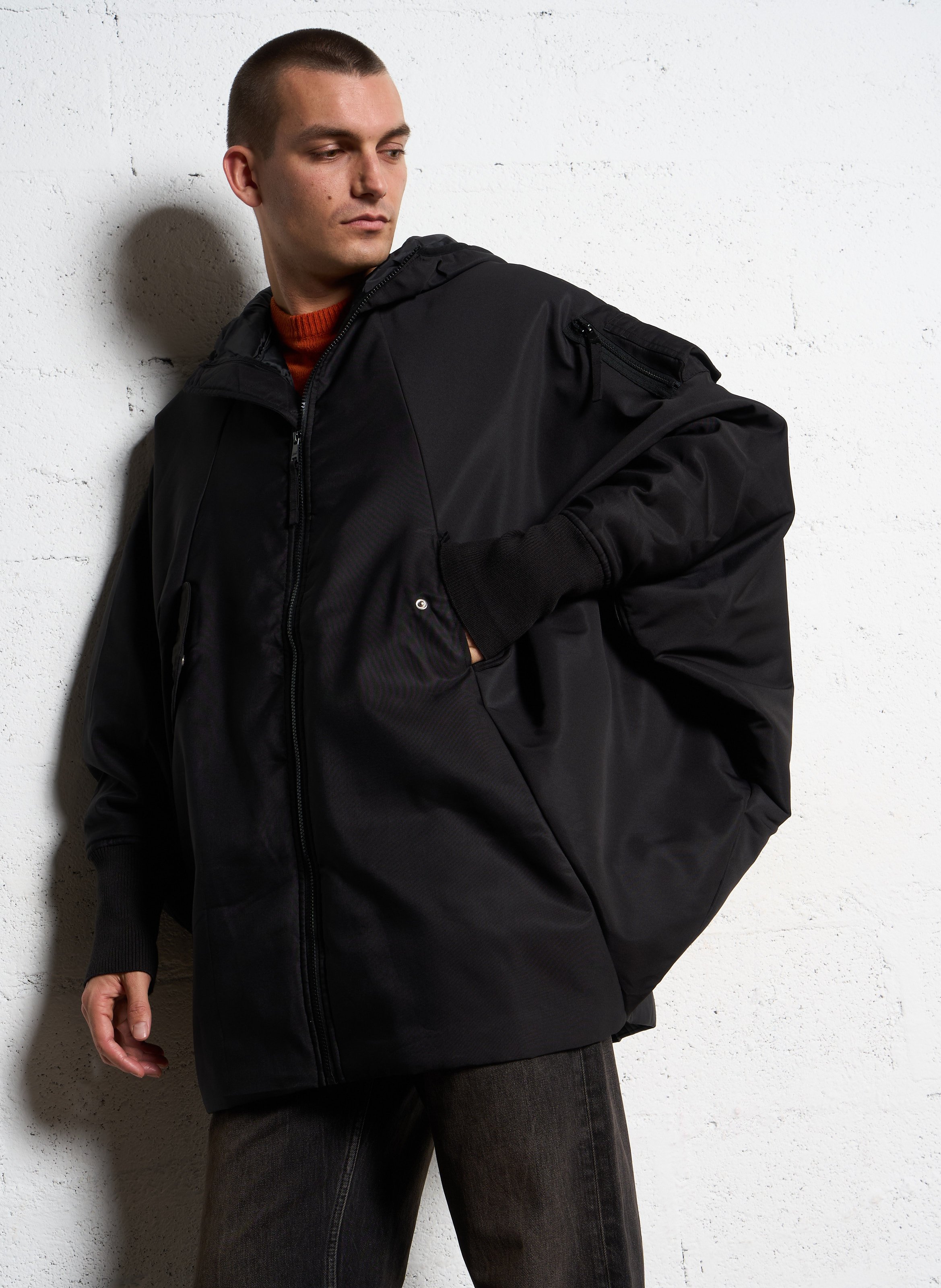 Veste zippée chauve-souris BOMBERS ORIGINAL Noir