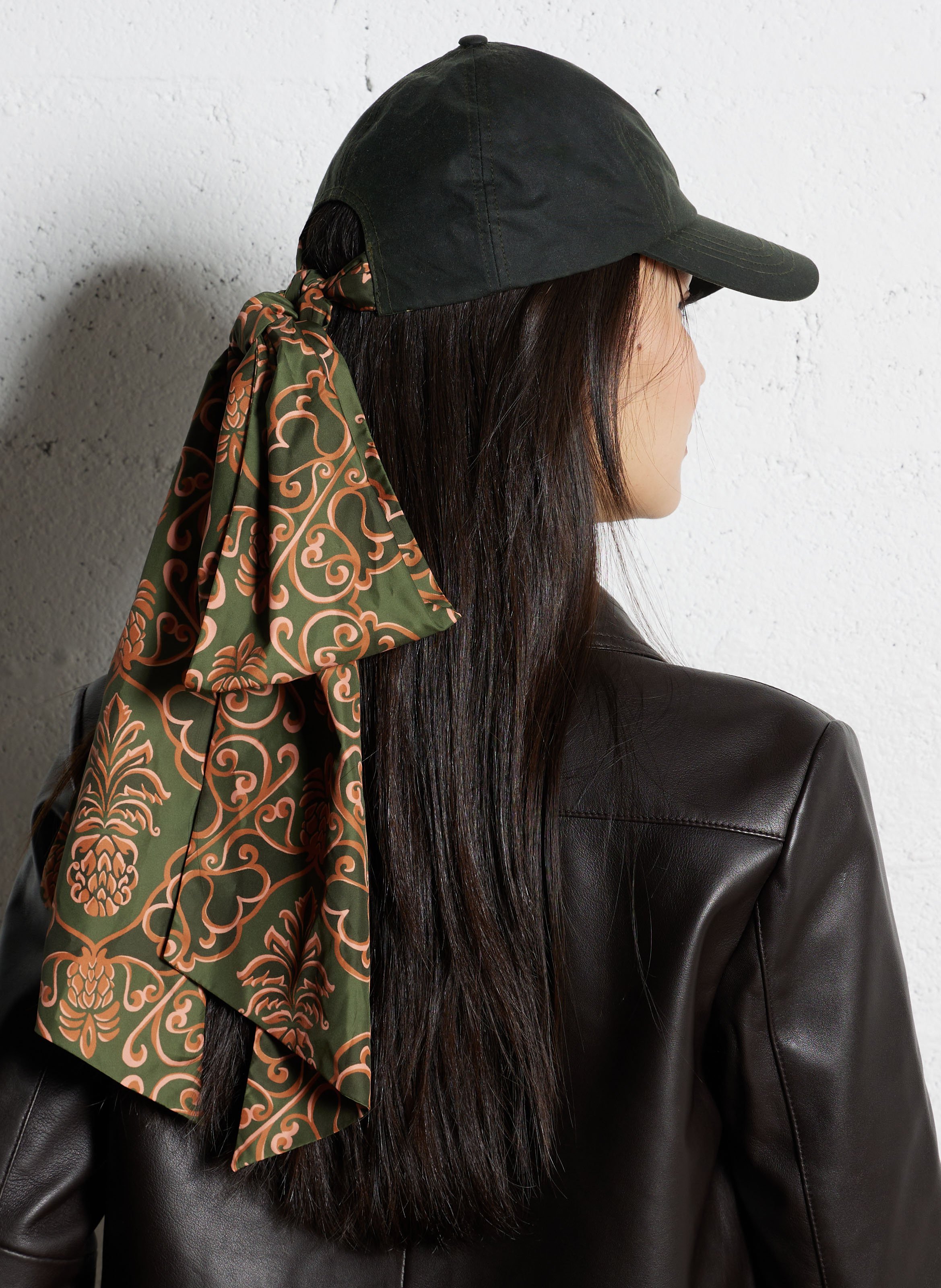 Casquette en coton BARBOUR Vert