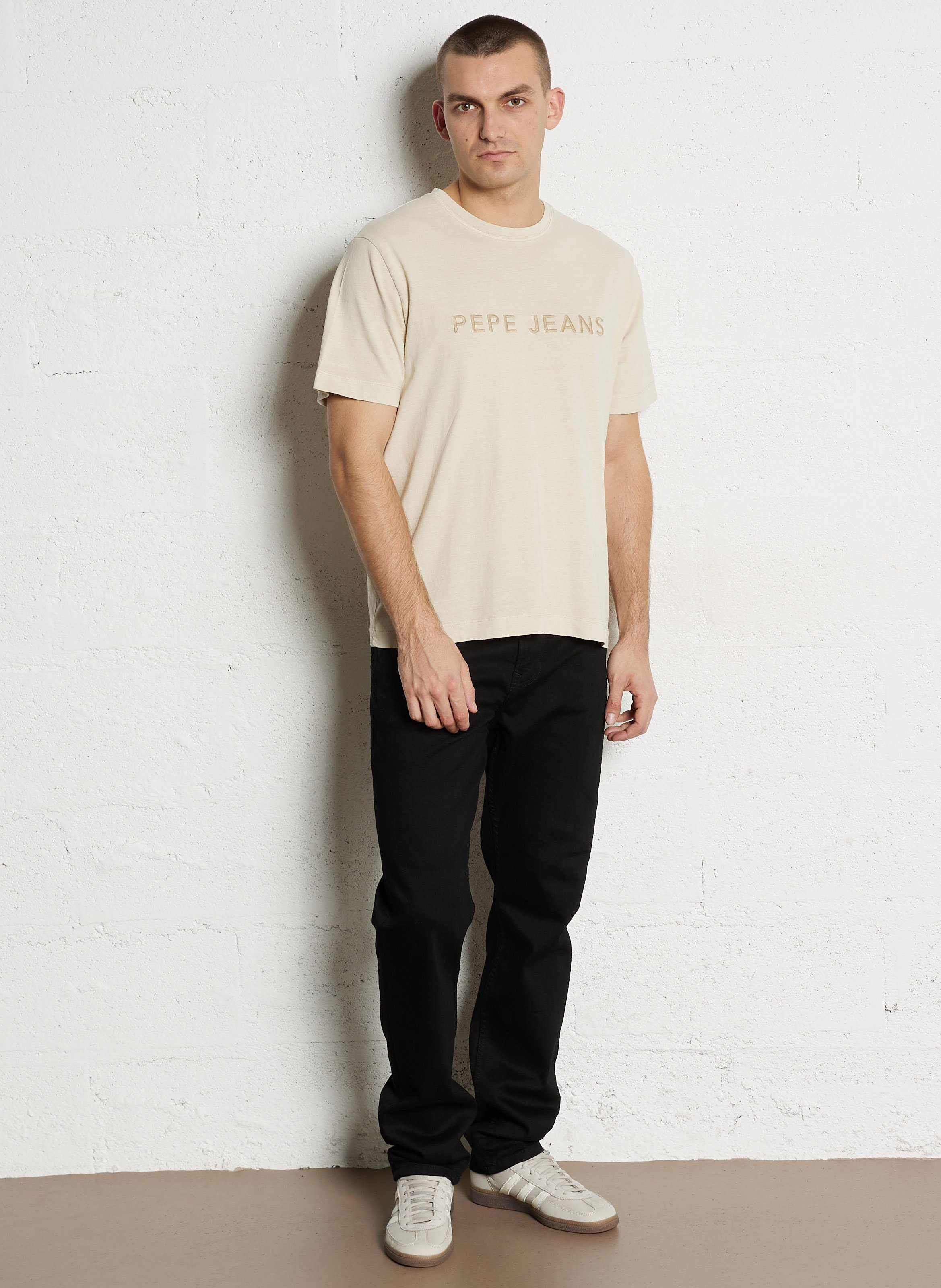 High-rise plain straight jeans PEPE JEANS Blue