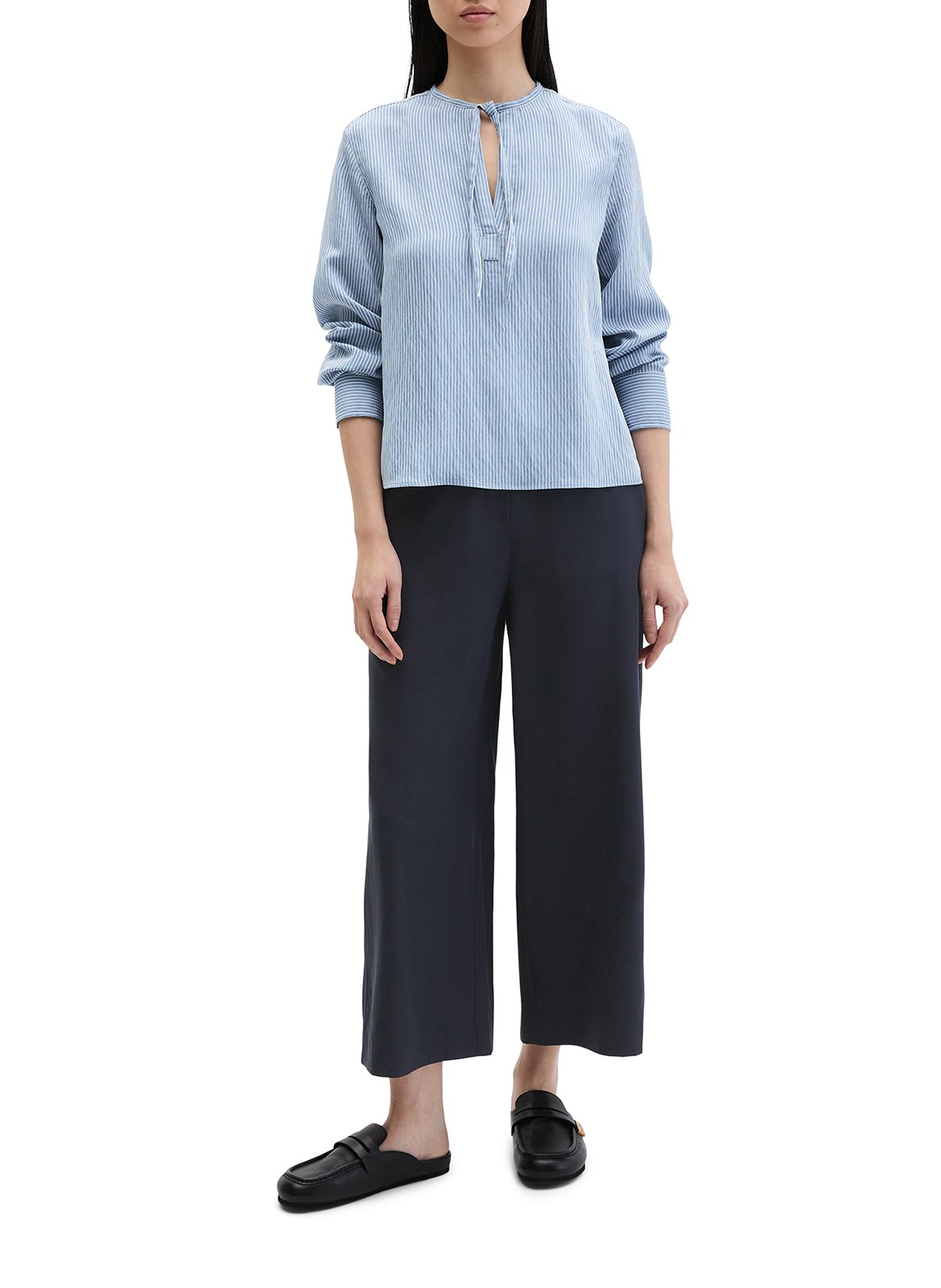 <p>Gerader Tunikausschnitt mit Streifen</p> MARC O'POLO Mehrfarbig