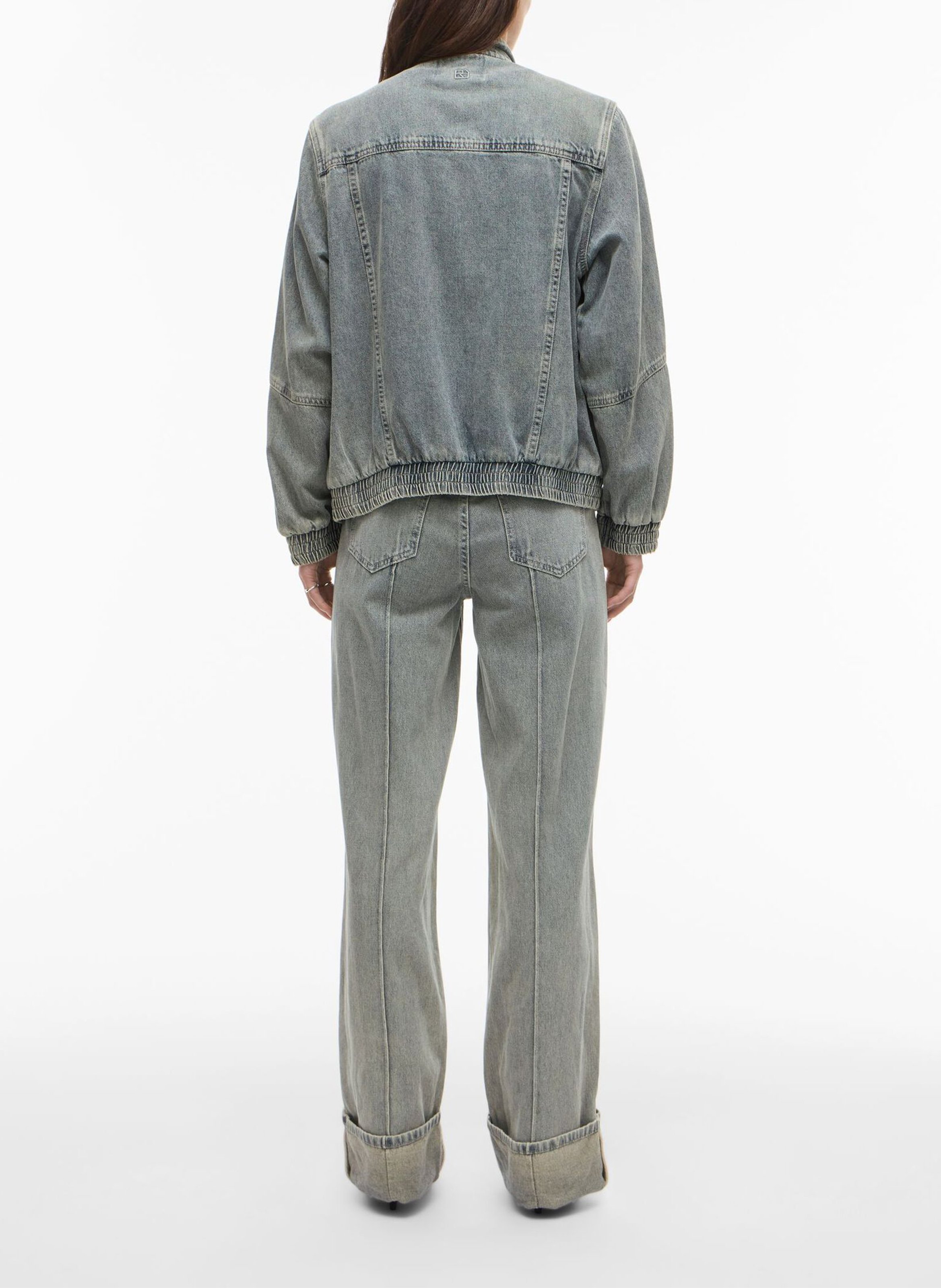 Straight leg jeans in cotton and recycled cotton. ROUGE EDIT Blue