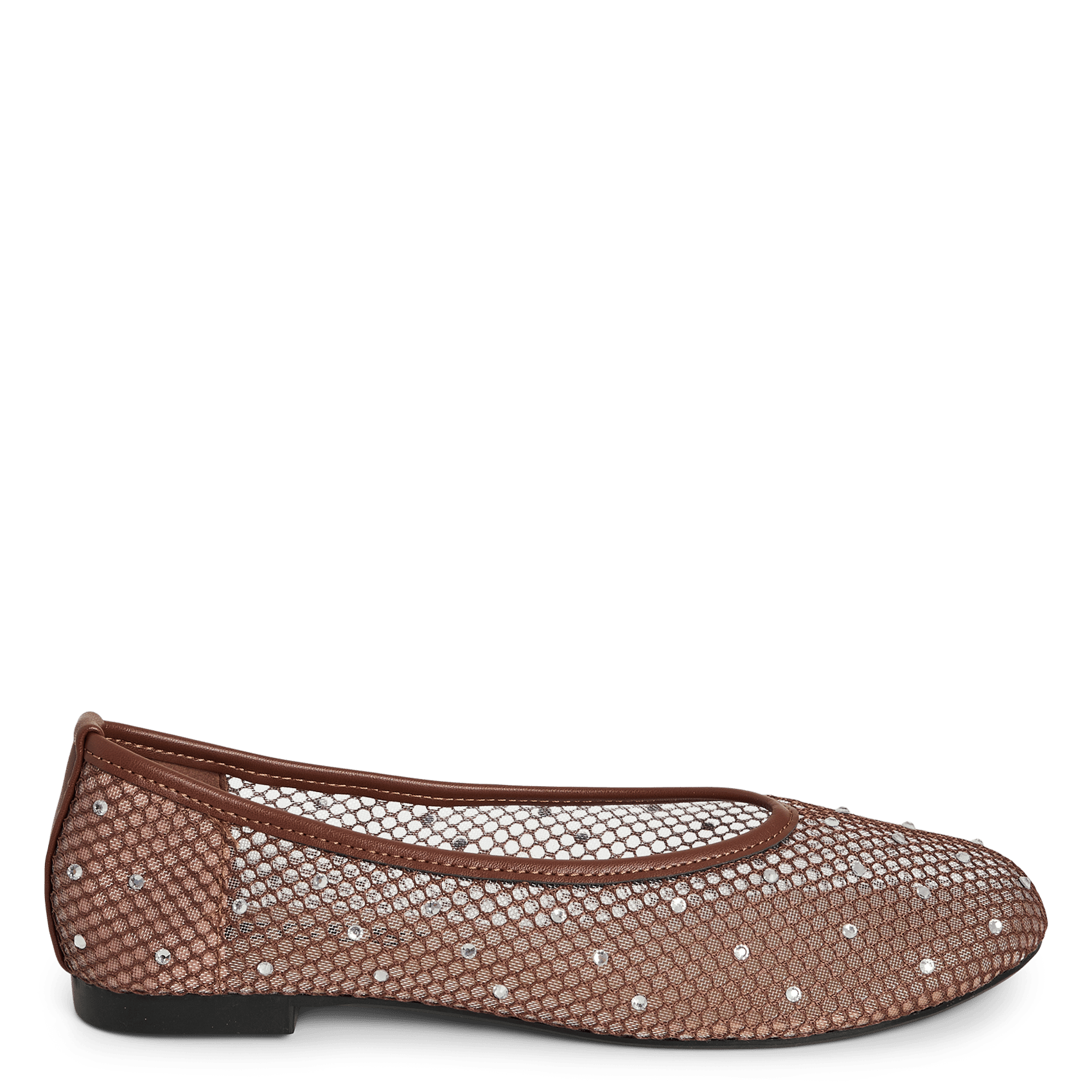 Ballerines en mesh PIECES Marron