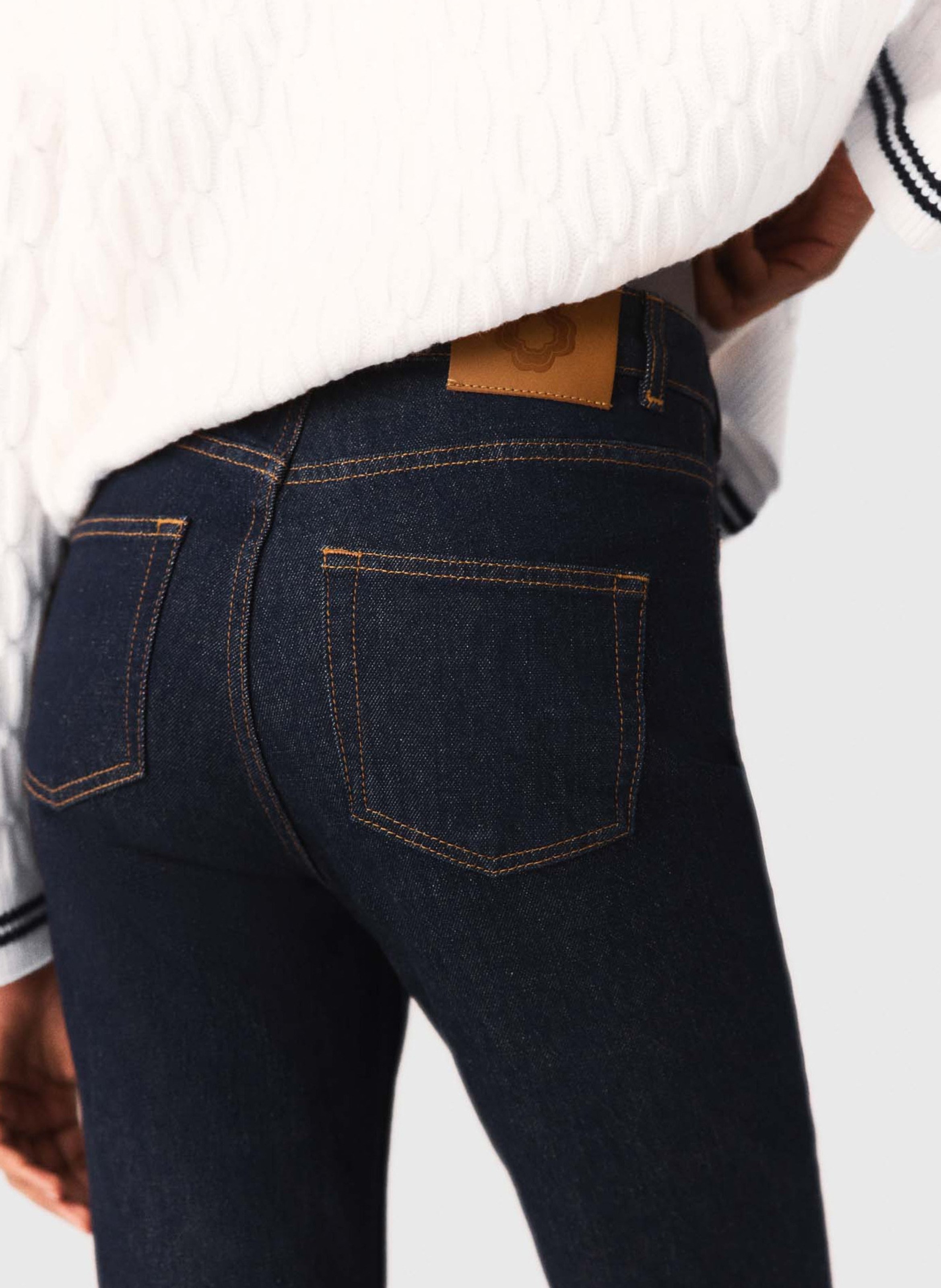 Jeans met hoge taille MAJE Blauw