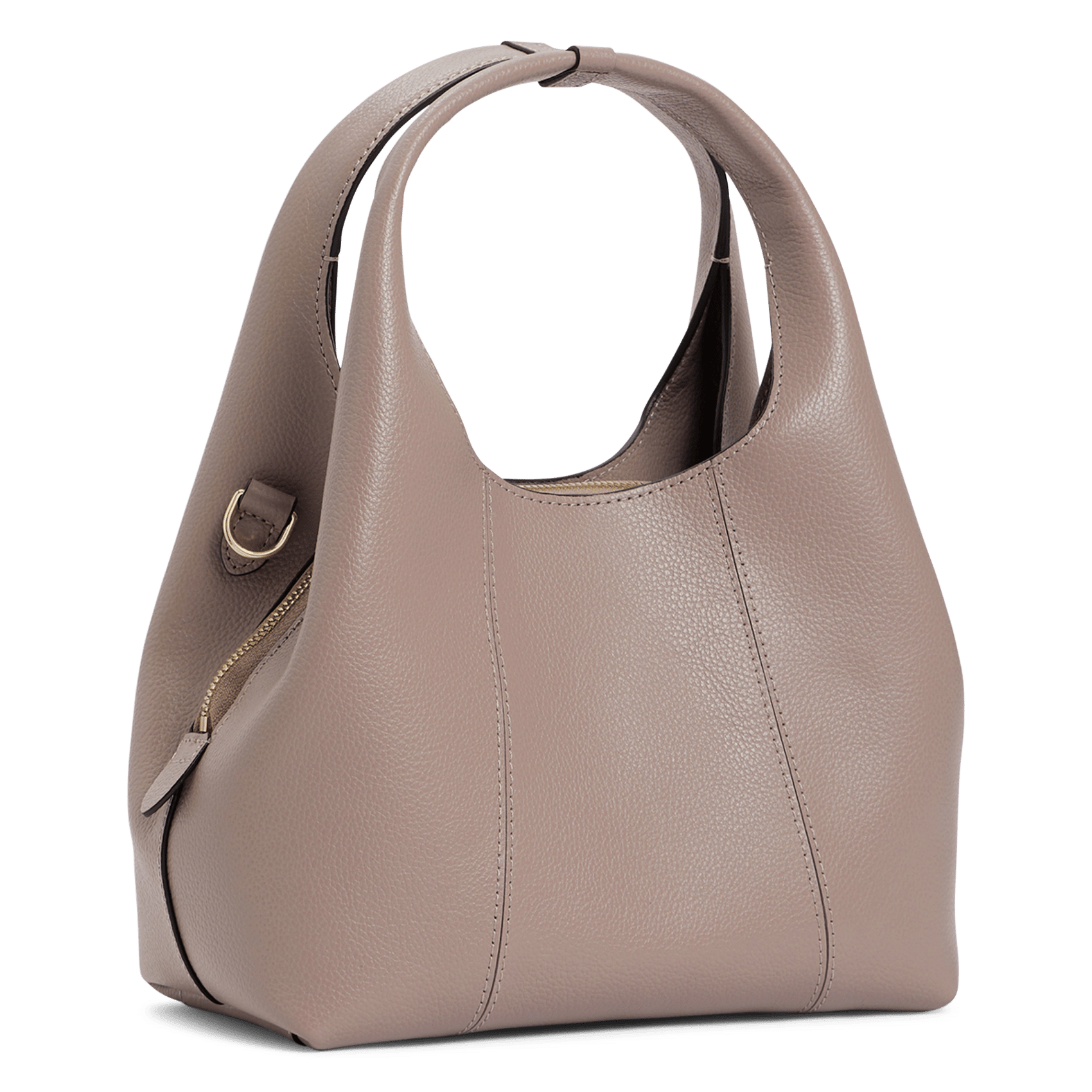 Umhängetasche aus genarbtem Leder LE TANNEUR Beige