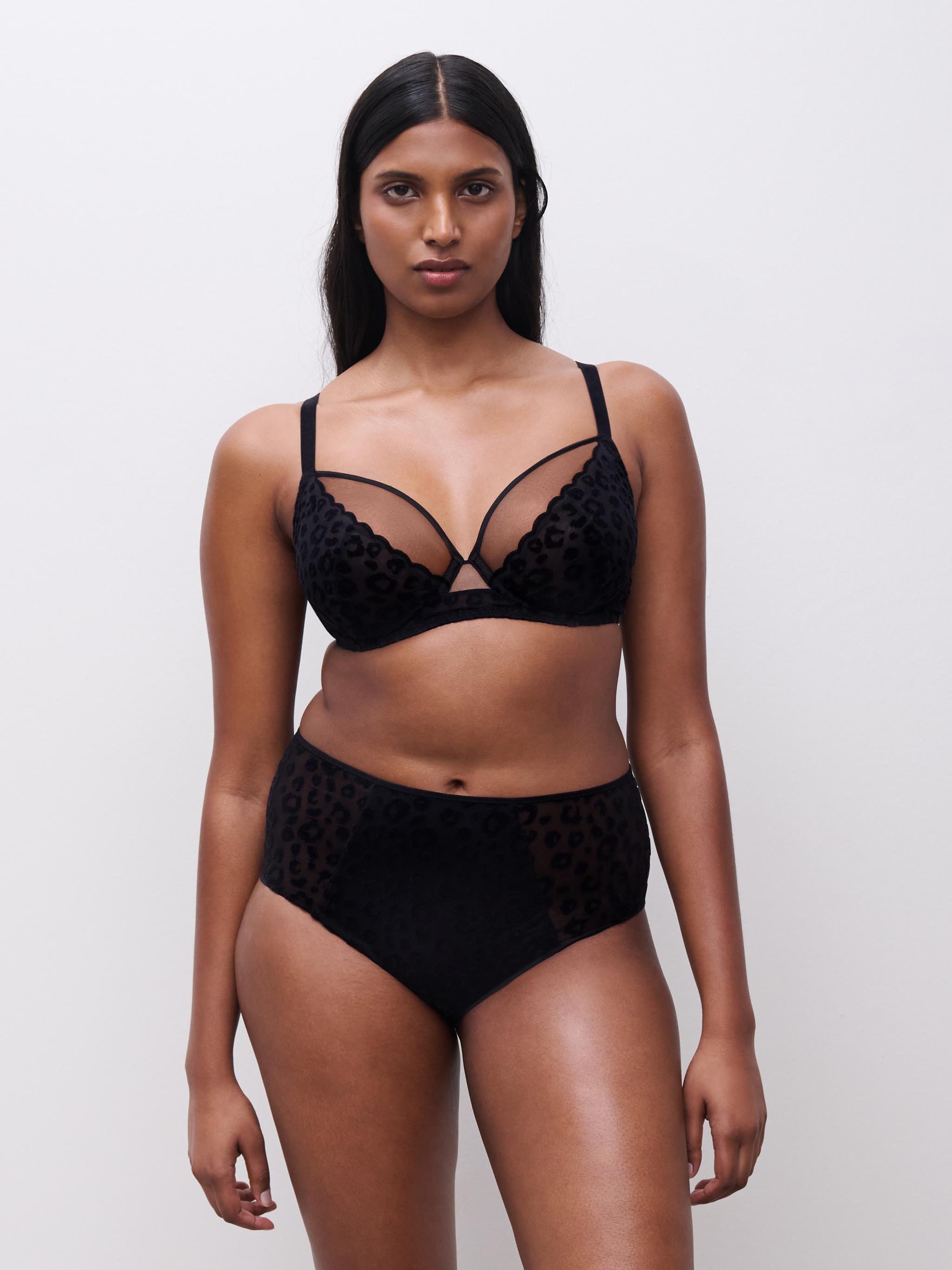 Full-cup bra CHANTELLE PULP Black