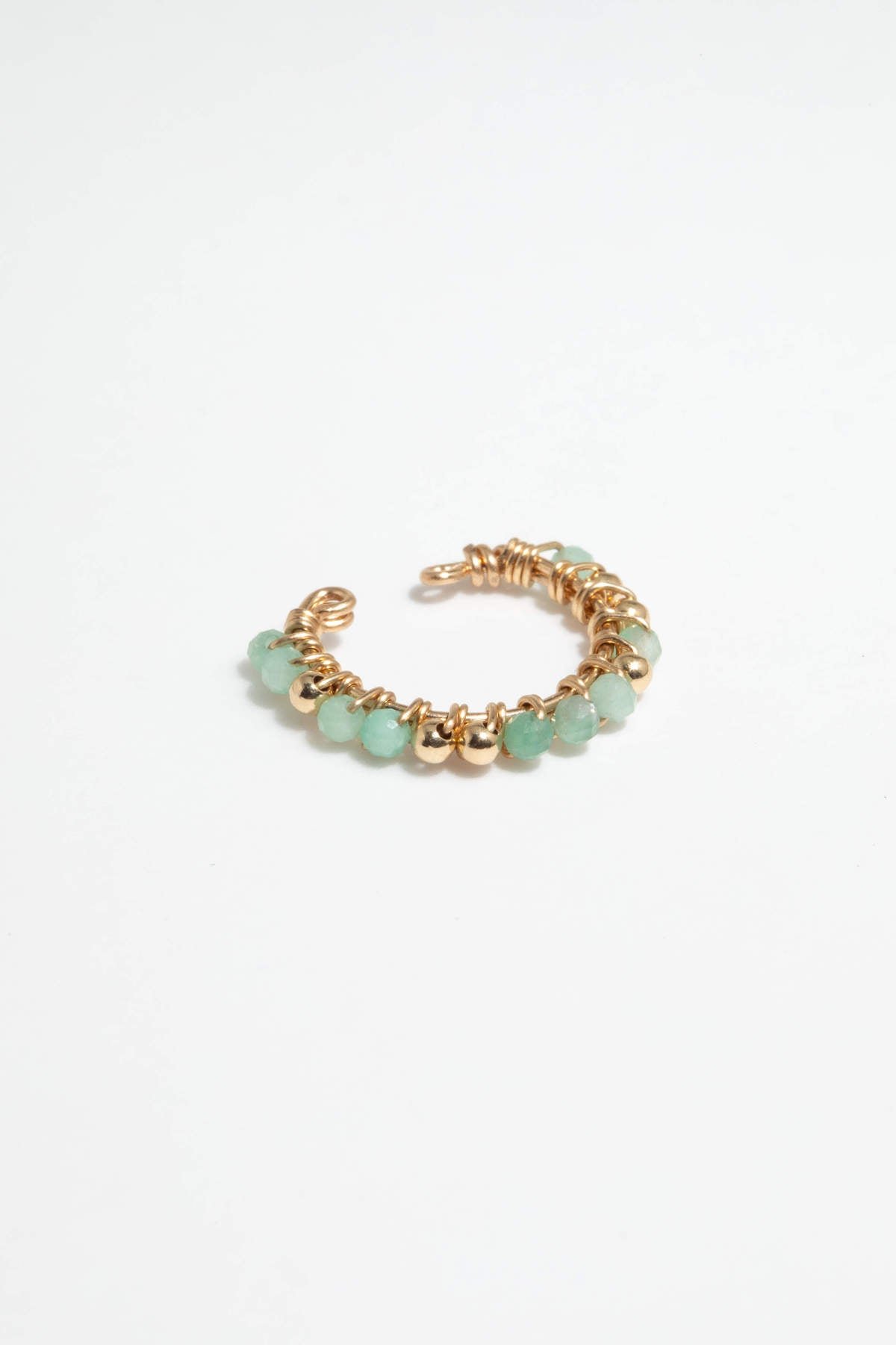 Faux Piercing Frida - Emerald YAY Green