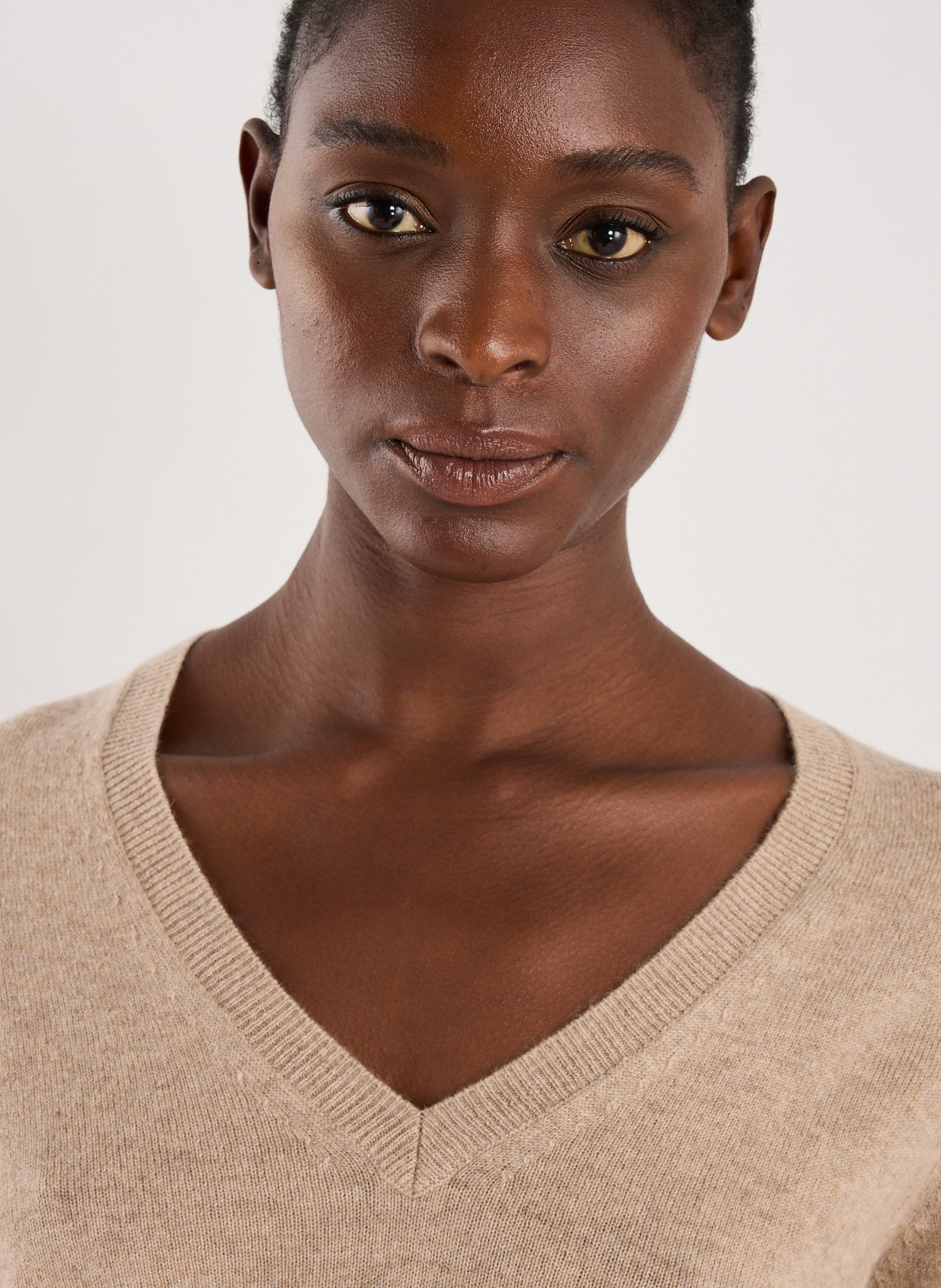 Cashmere sweater AU PRINTEMPS PARIS Beige