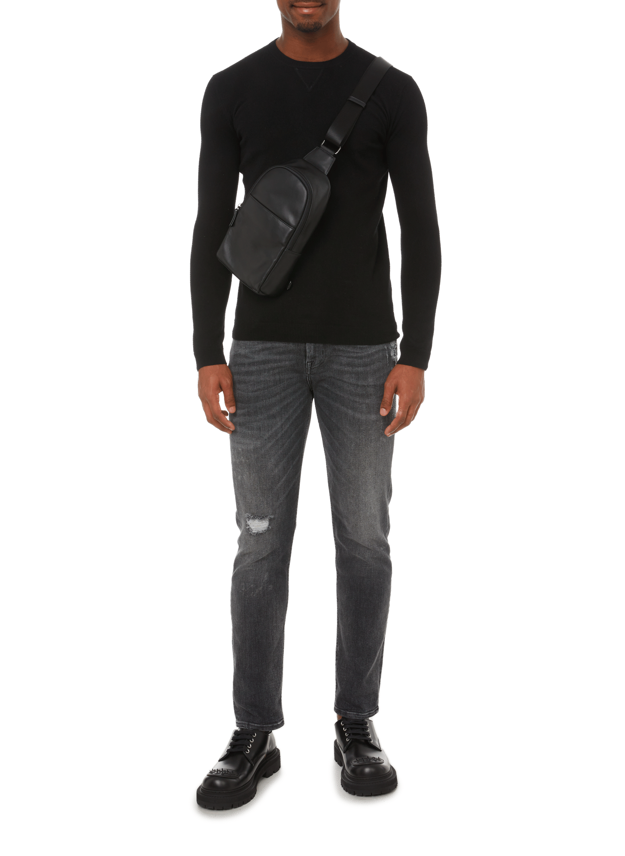 Pull en cachemire AU PRINTEMPS PARIS Noir