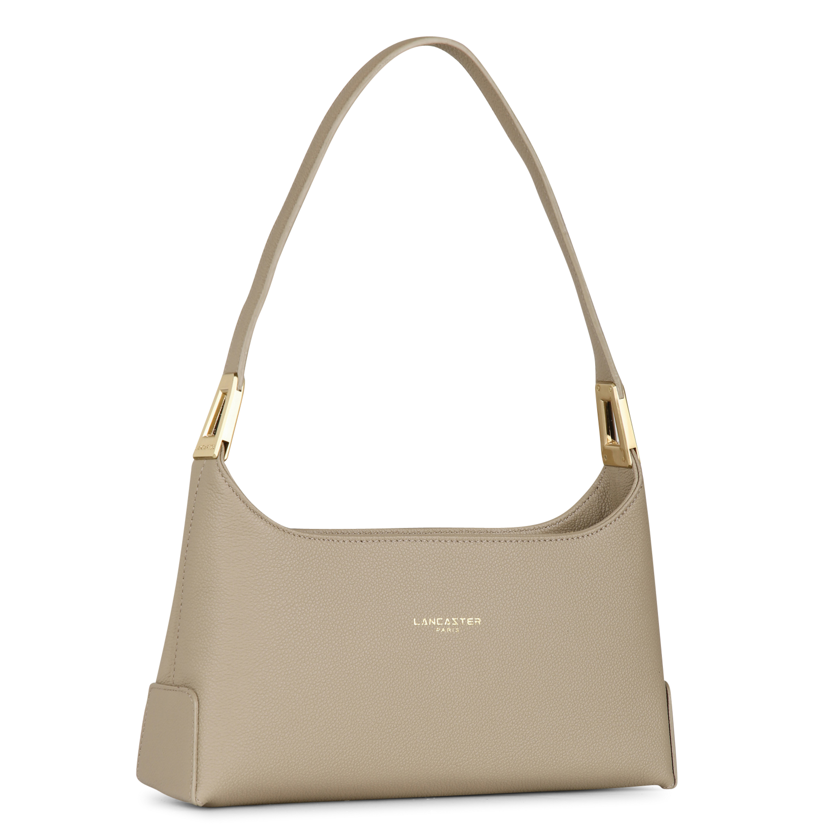 Rectangular Taurillon leather bag LANCASTER PARIS Grey