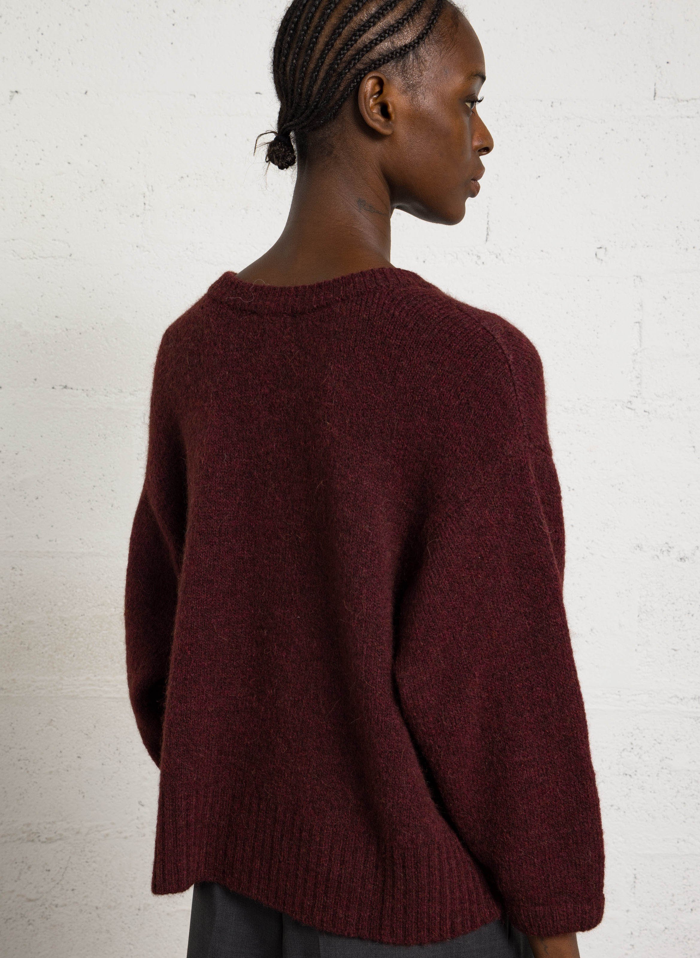 Weites Strickpullover AMERICAN VINTAGE Rot