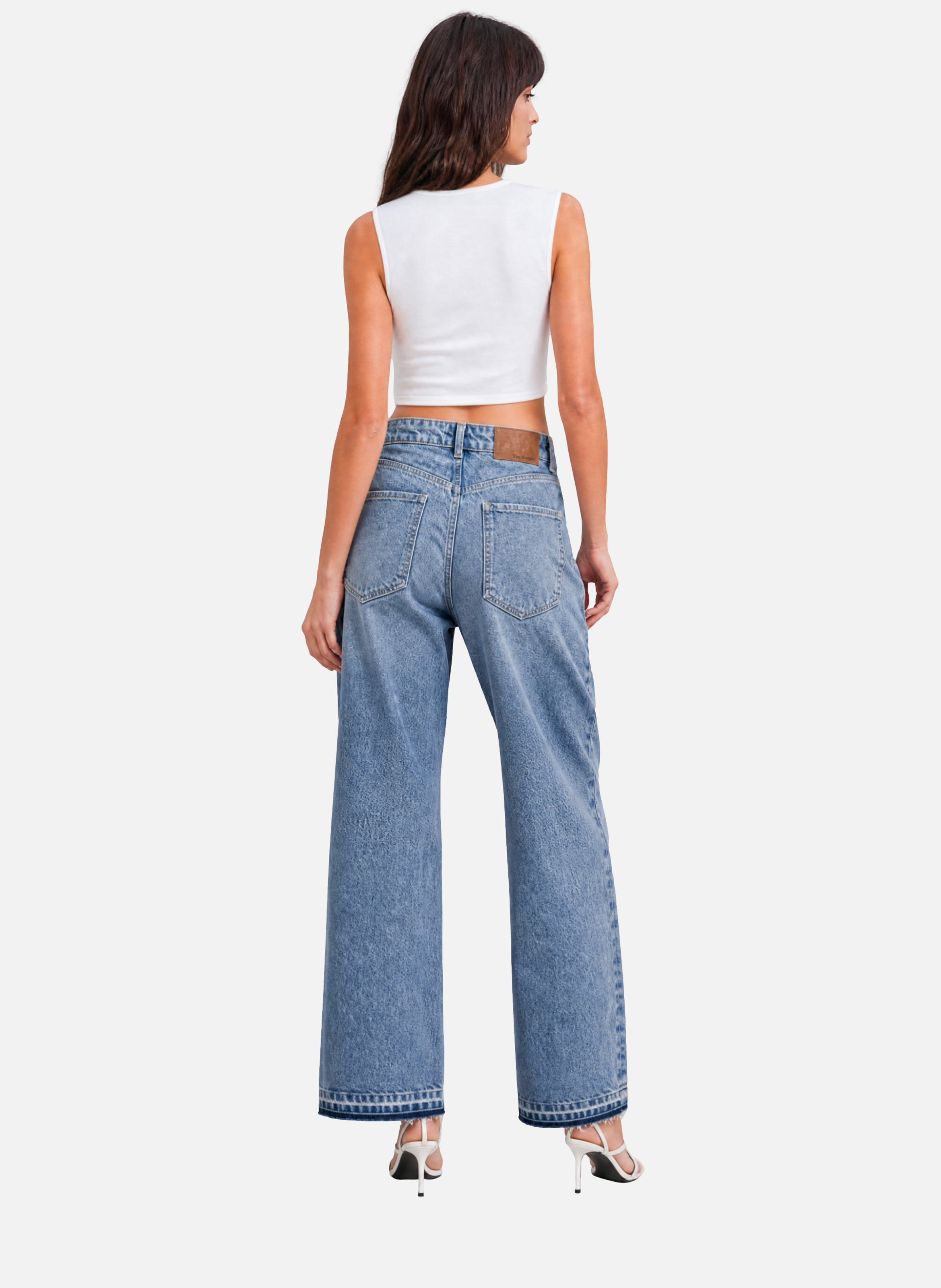 Light blue straight leg jeans THE KOOPLES Blue