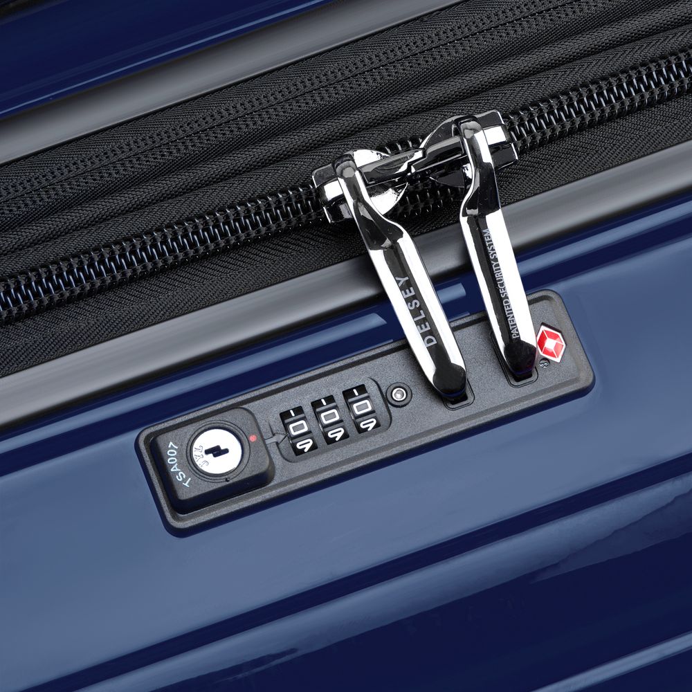 Rigid hold suitcase DELSEY PARIS Blue