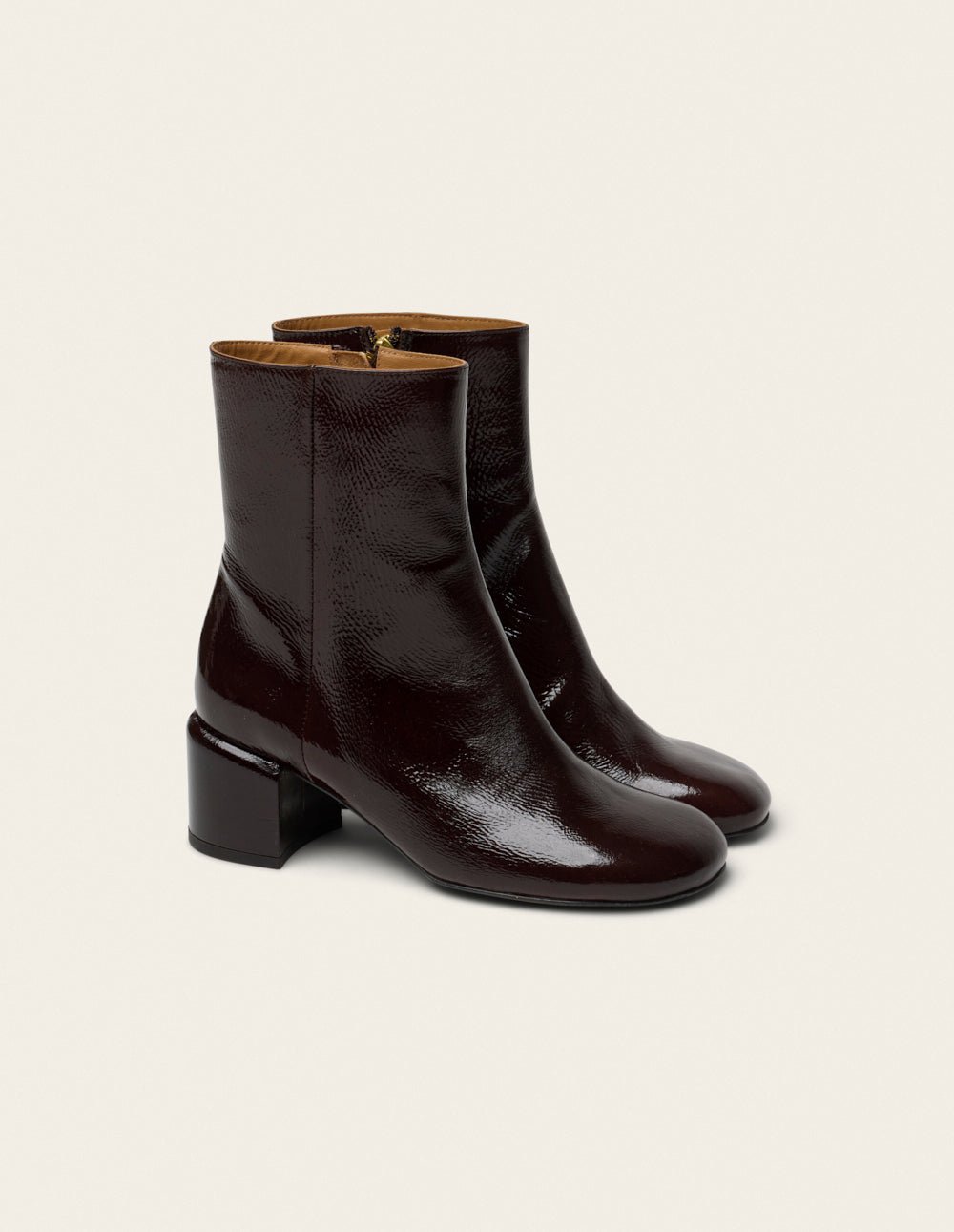 Bottines à talons ODAJE Marron