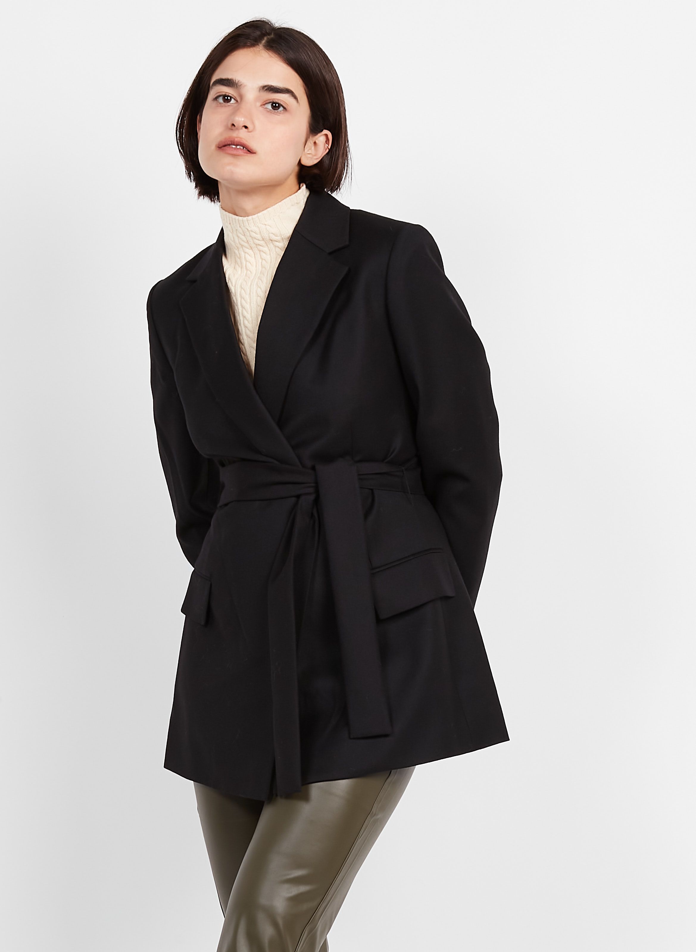 Theory sales black coat