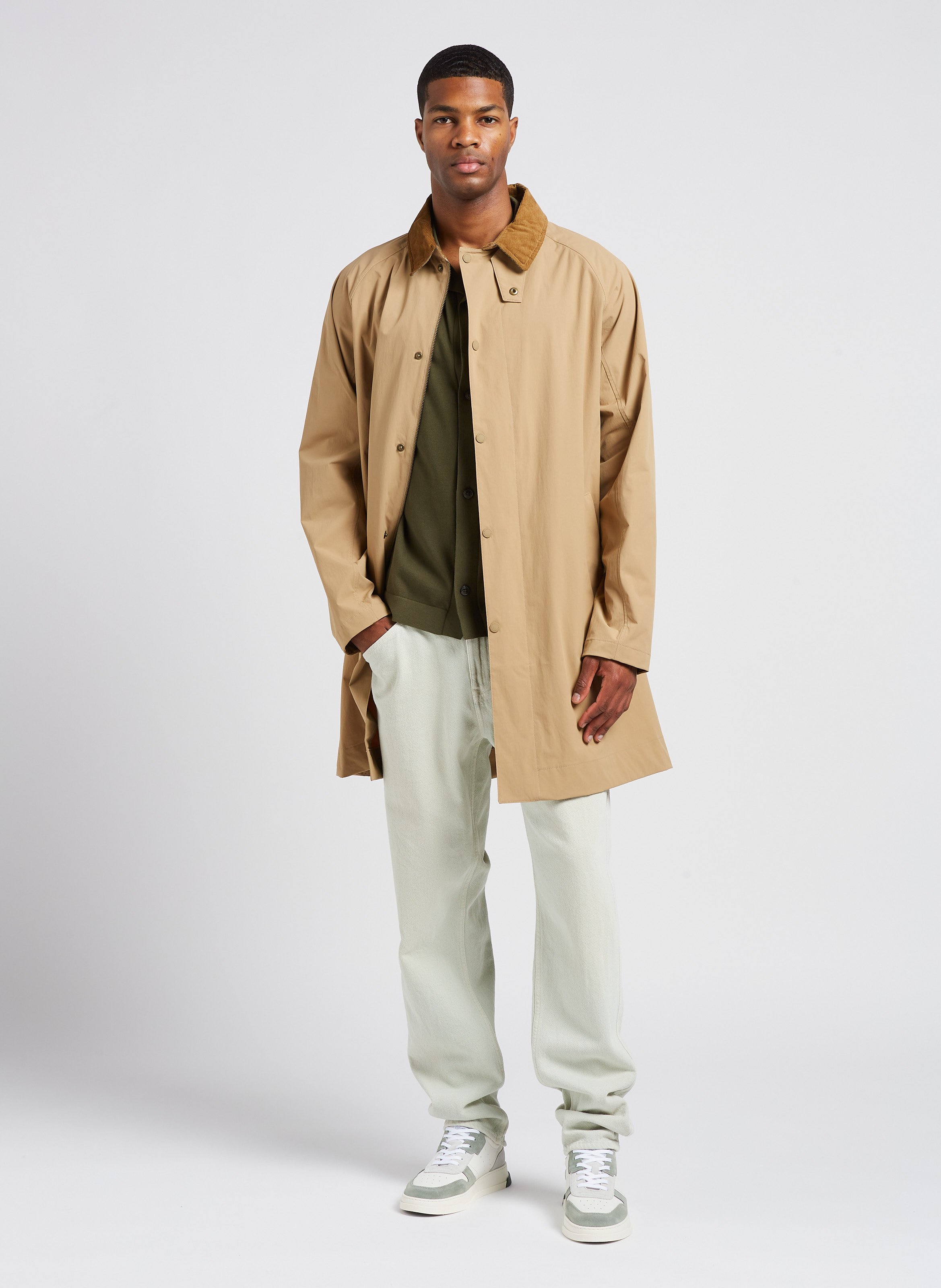 Regenjas met klassieke kraag BARBOUR Bruin