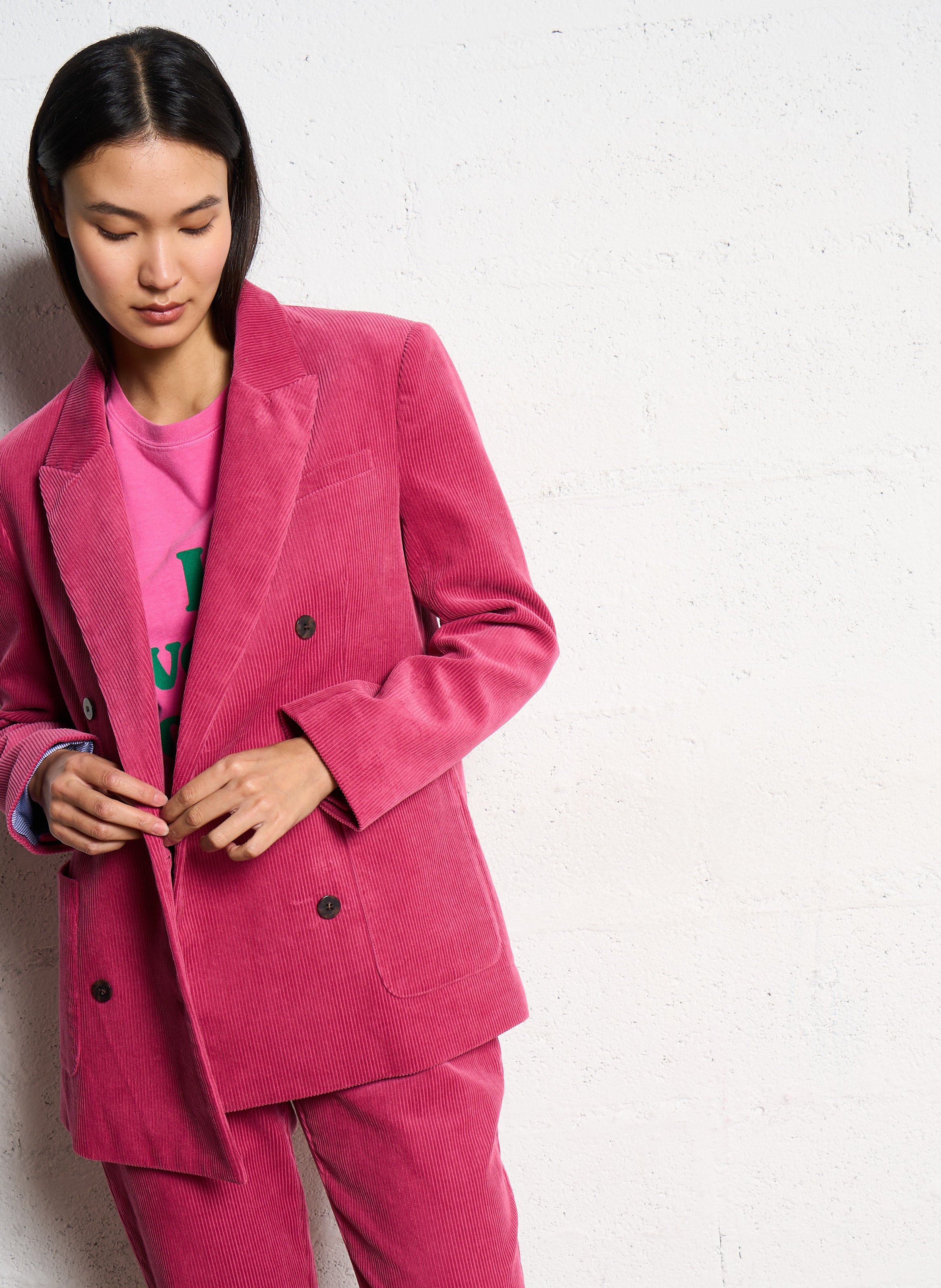 Jaipur Cotton Pink Blazer