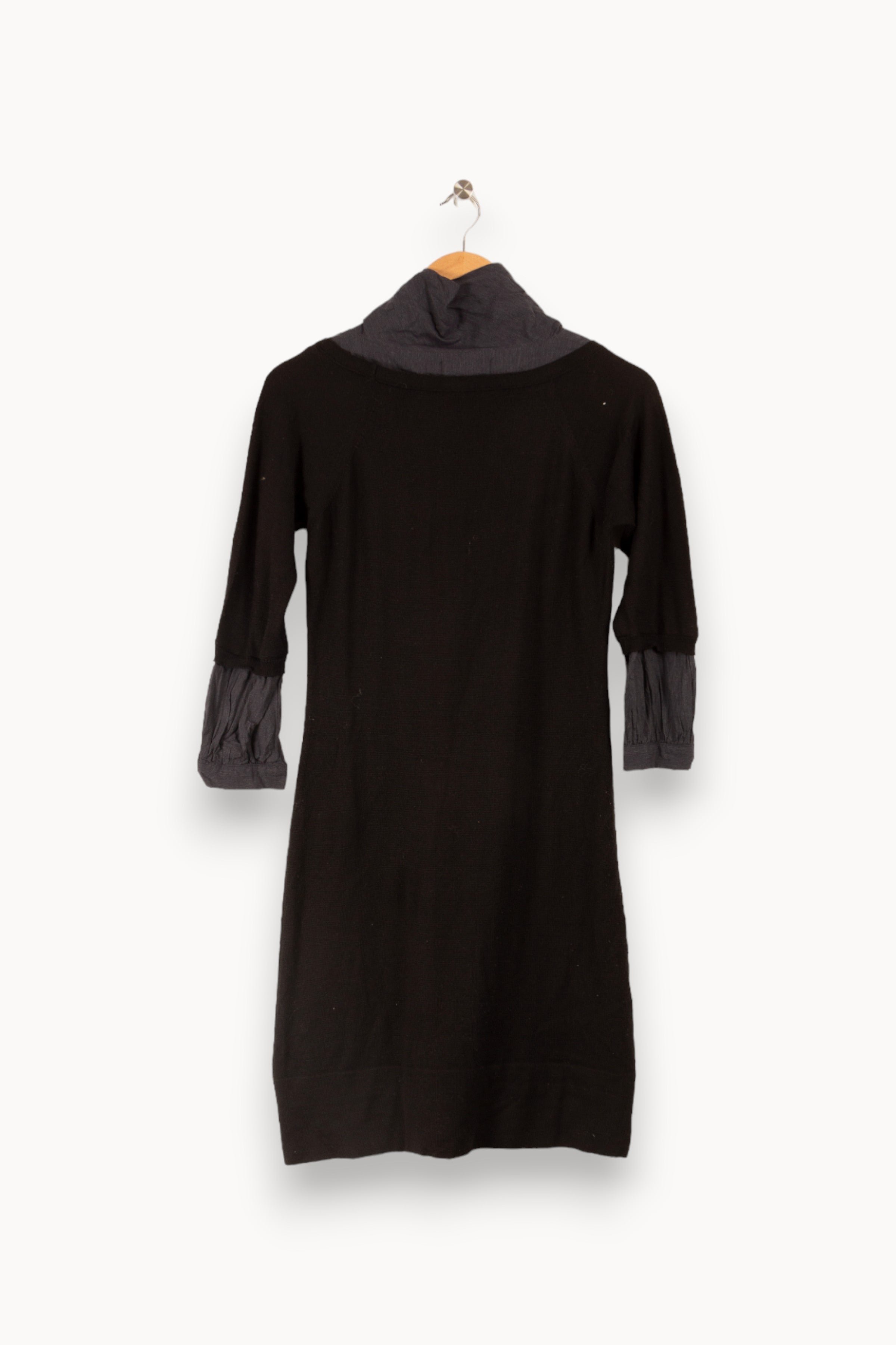 Short calming dress Black