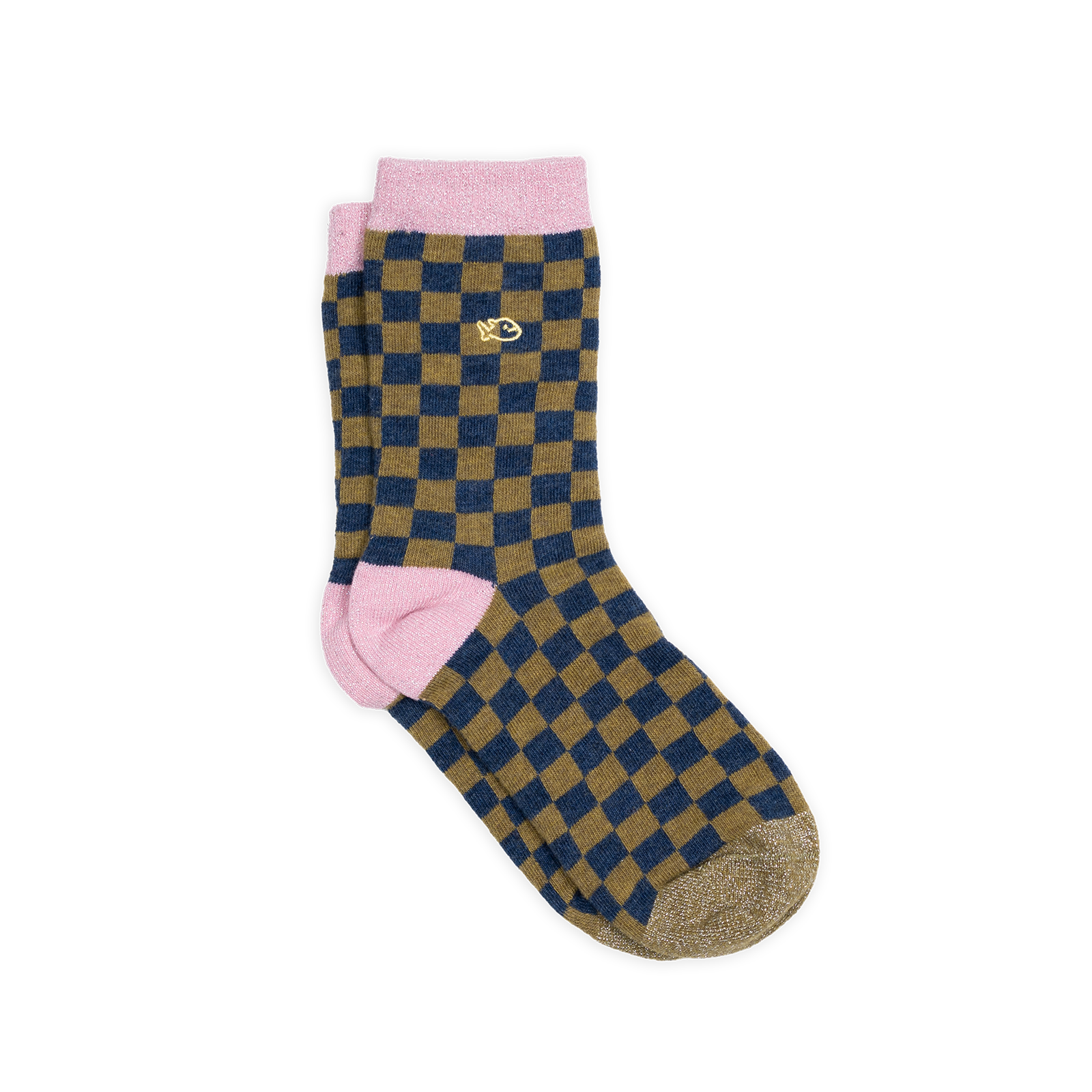 Checked combed cotton socks BILLYBELT