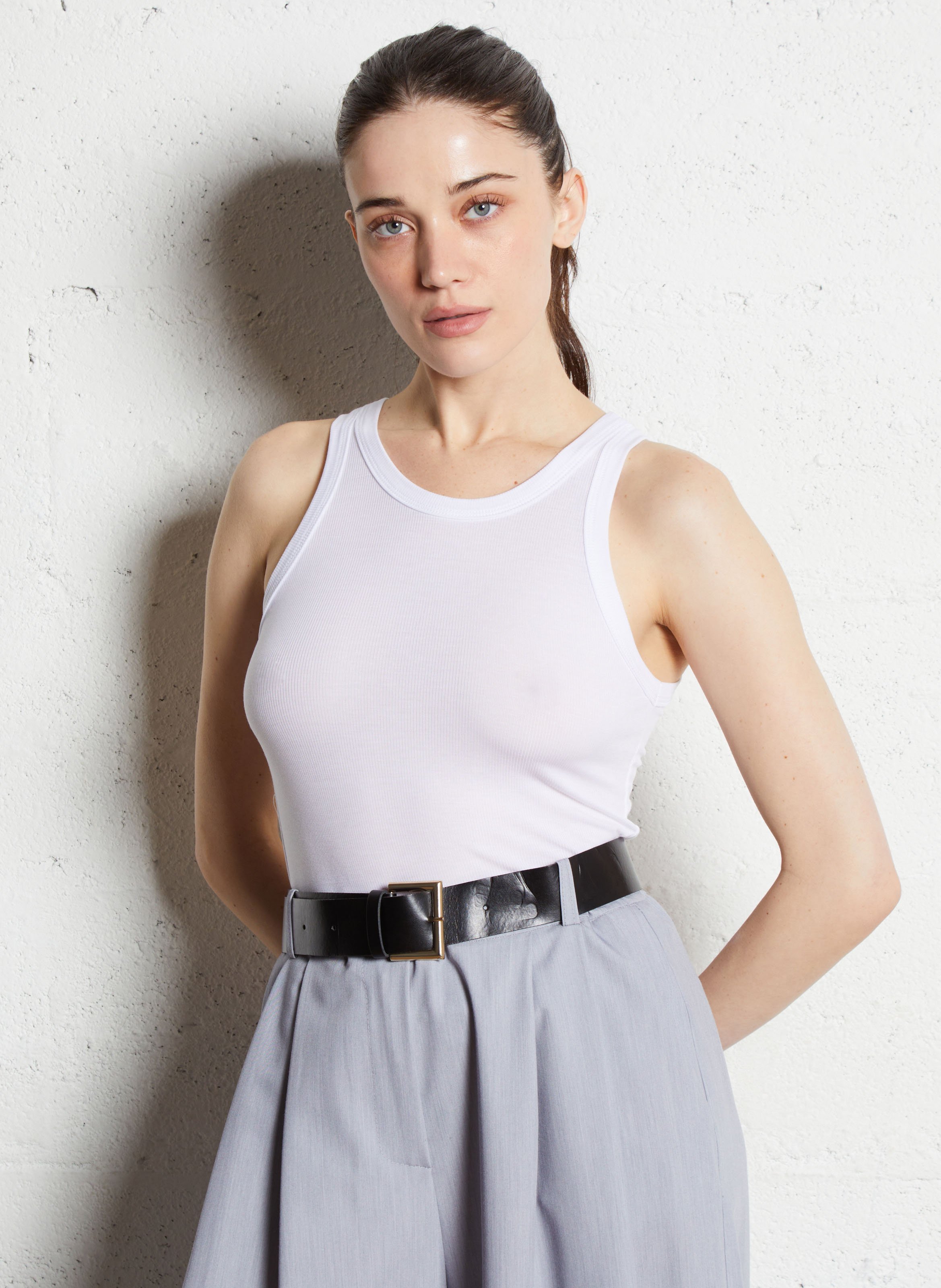 Sleeveless knit tank top IMPERIAL