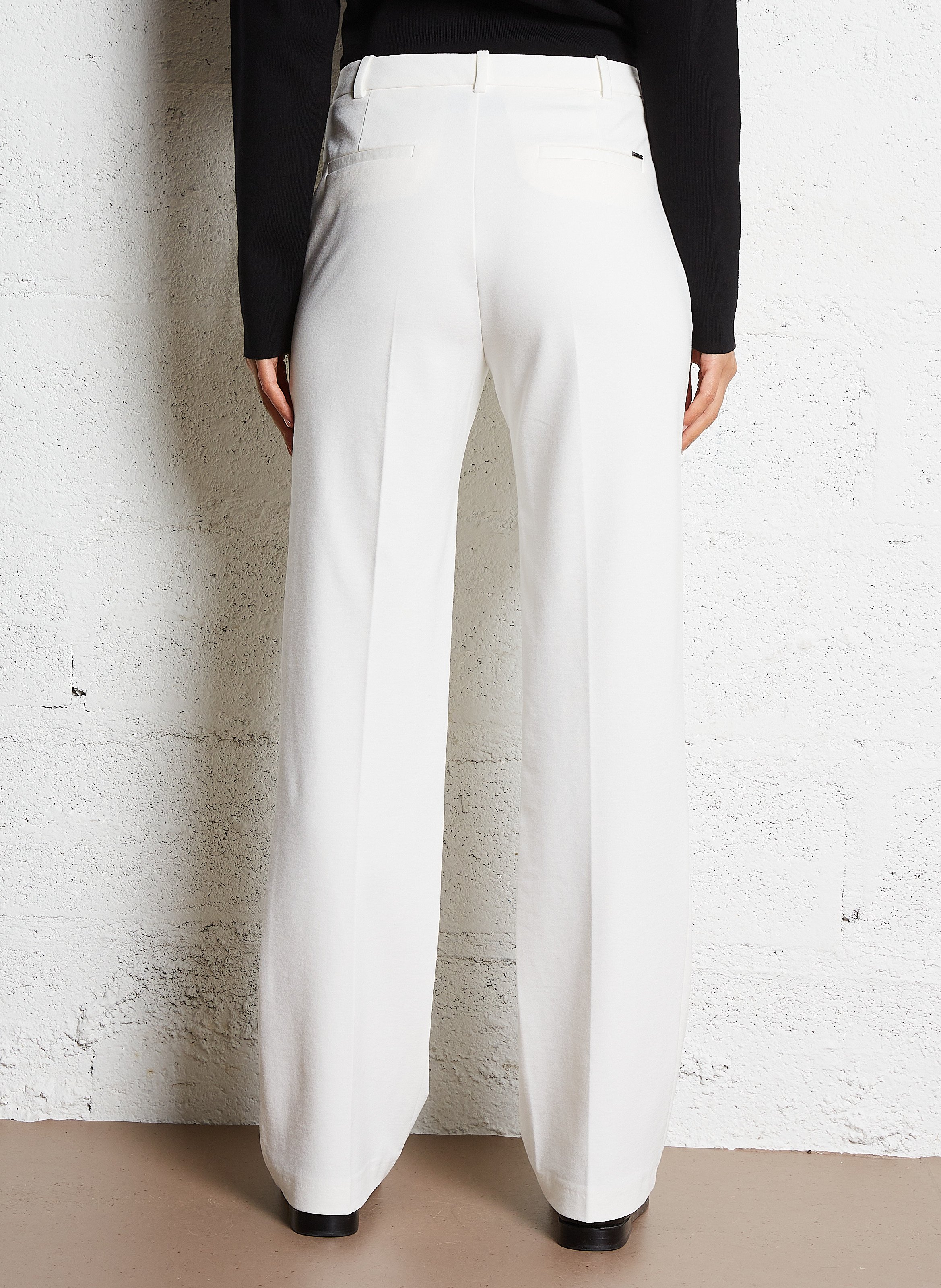 Carrot trousers IKKS White