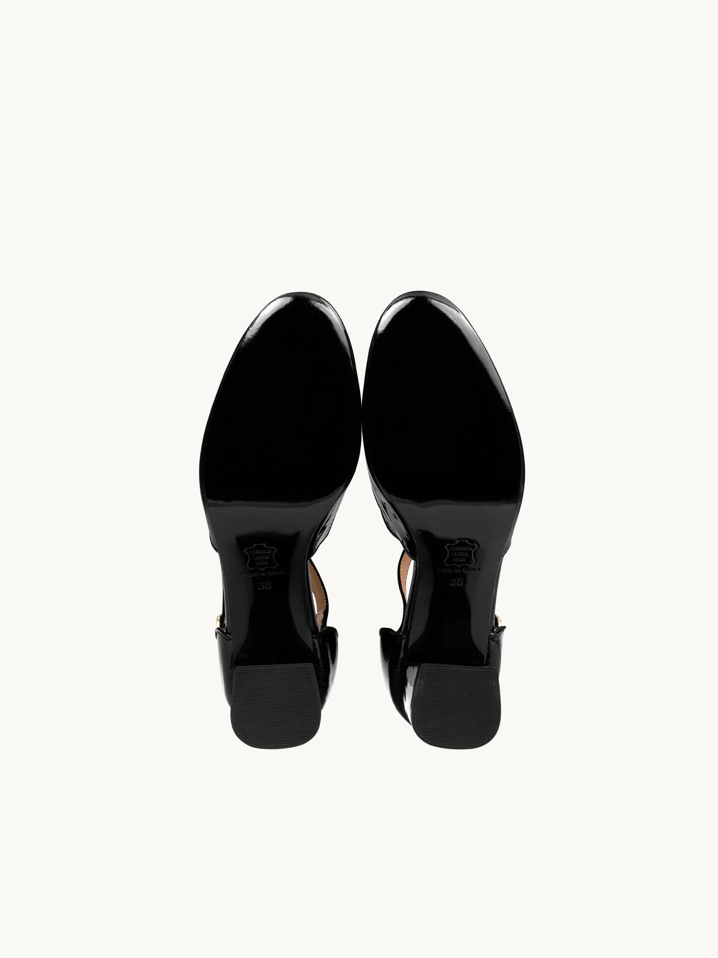 Cebibi patent leather Mary Janes with heel EMZI PARIS Black