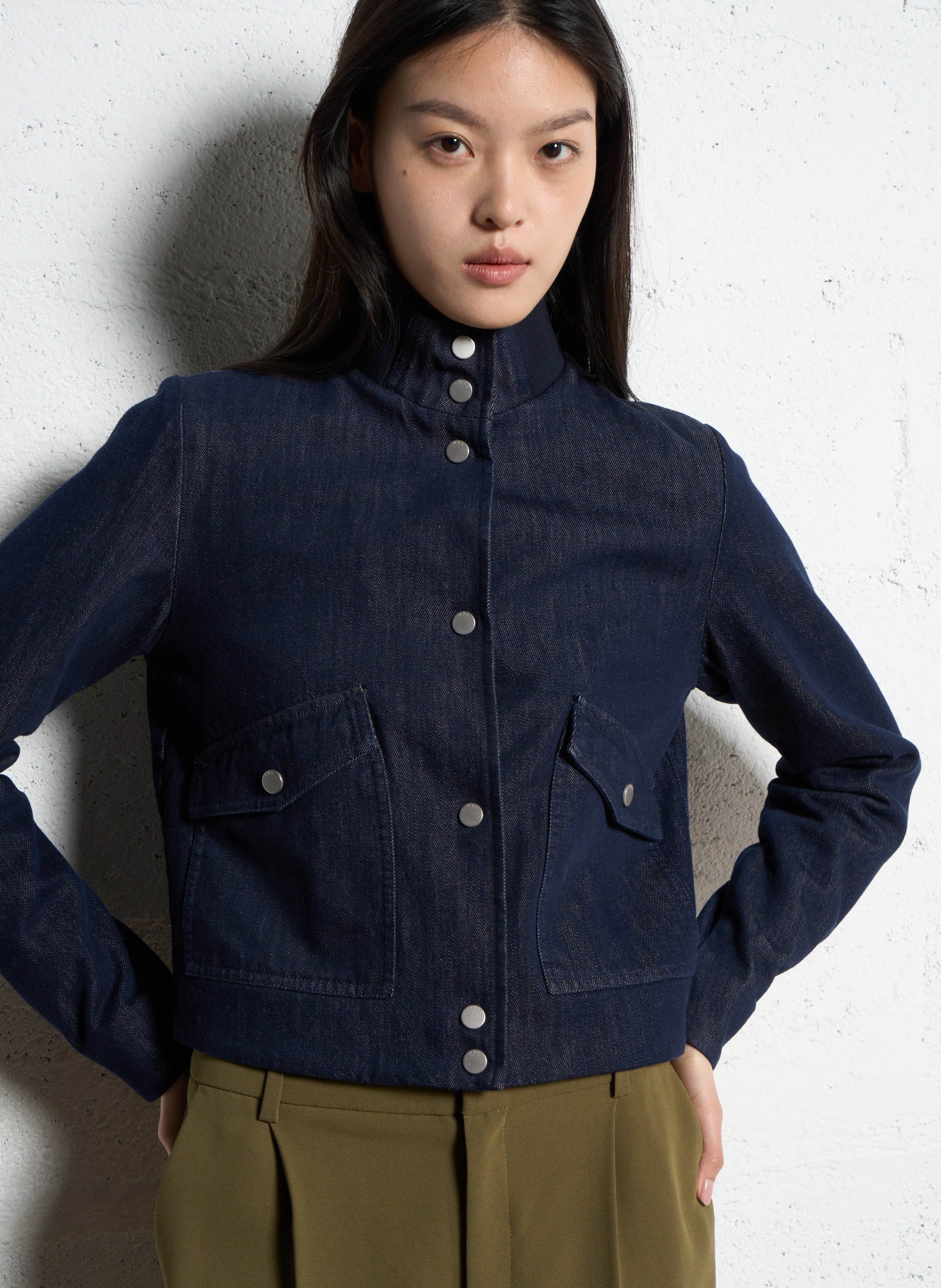 Gerader Blouson aus  IKKS Blau