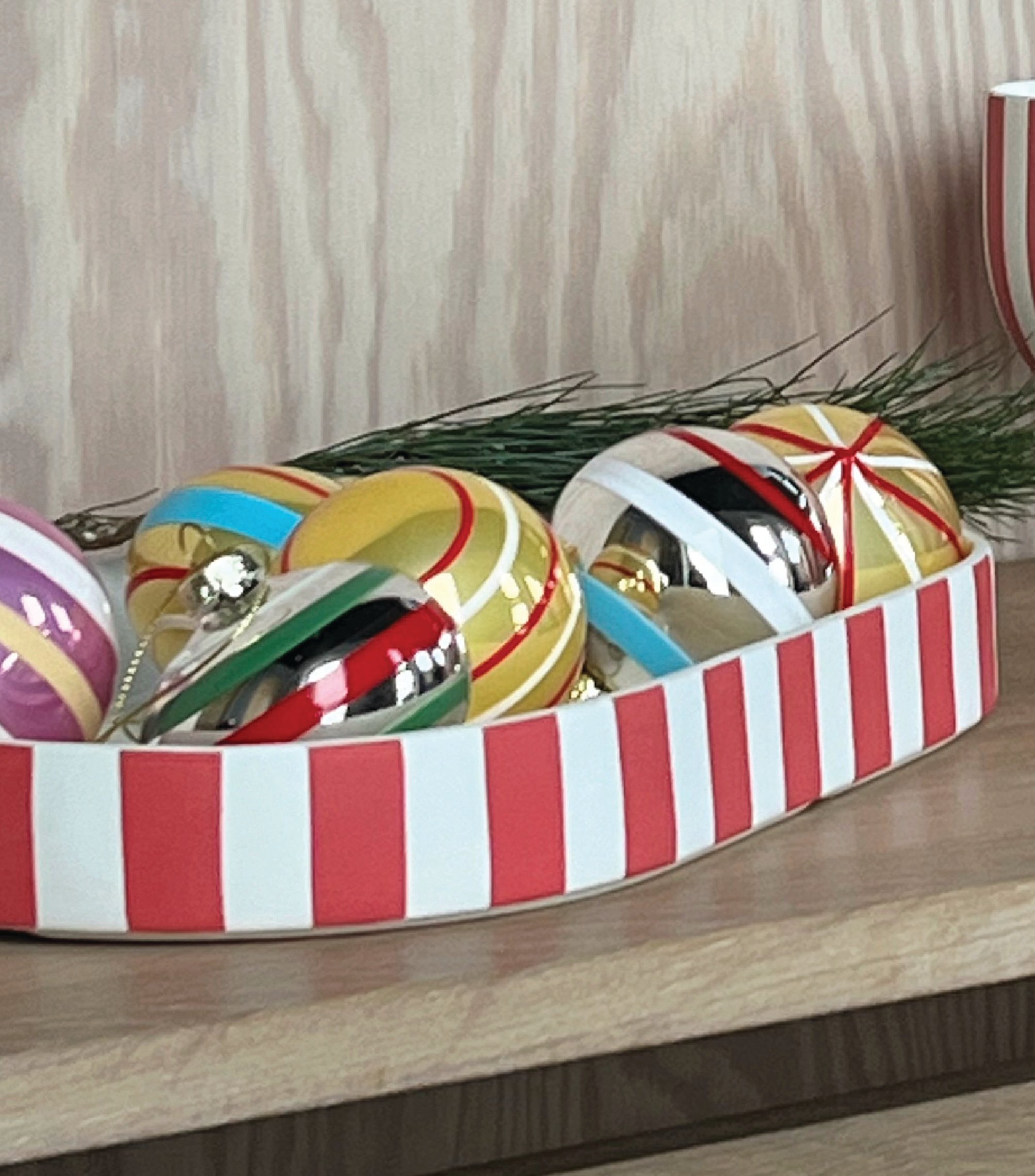 Stoneware plate OYOY LIVING DESIGN Red