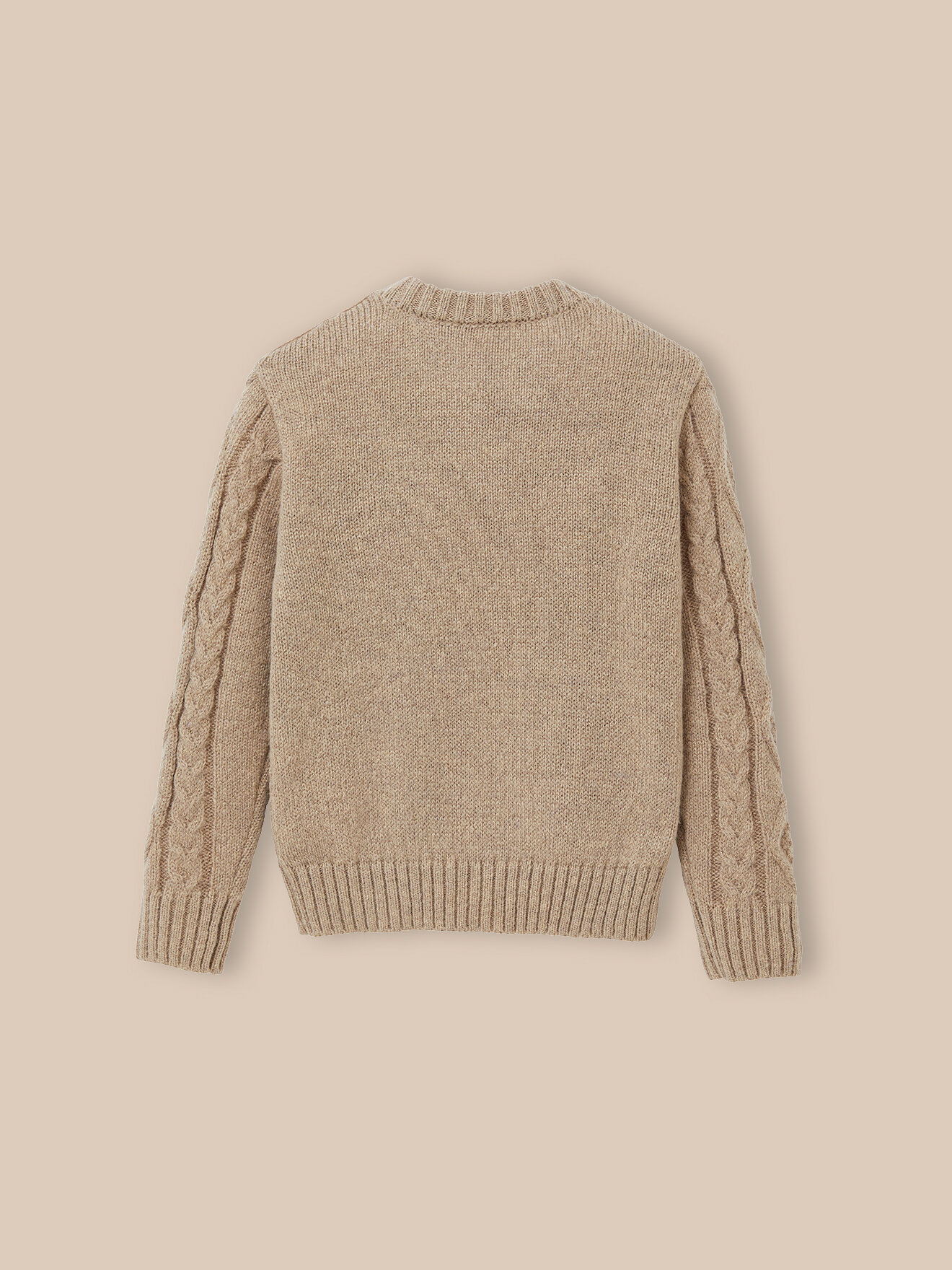 Cable sweater CYRILLUS Beige