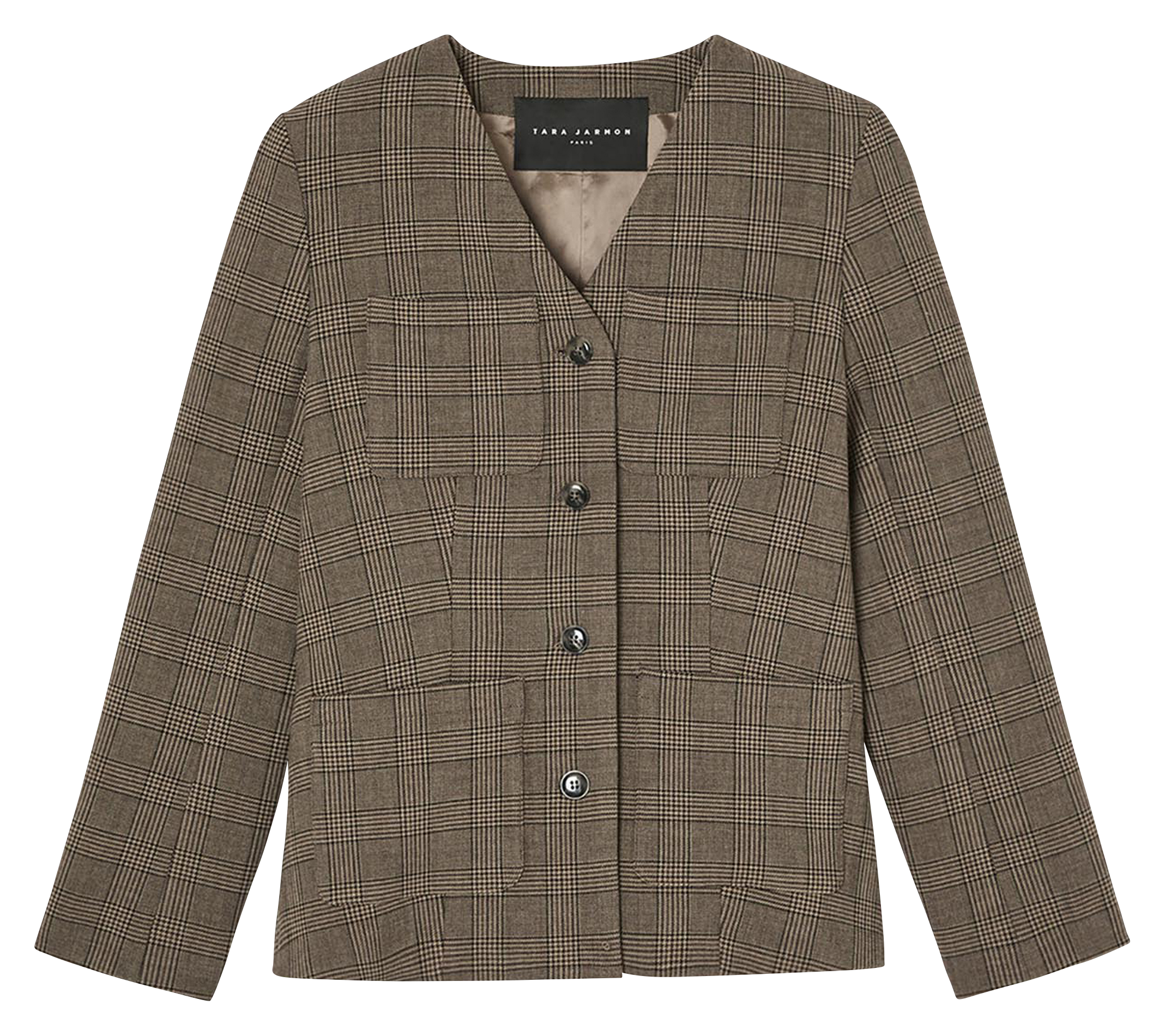 Veste col tailleur  TARA JARMON Beige